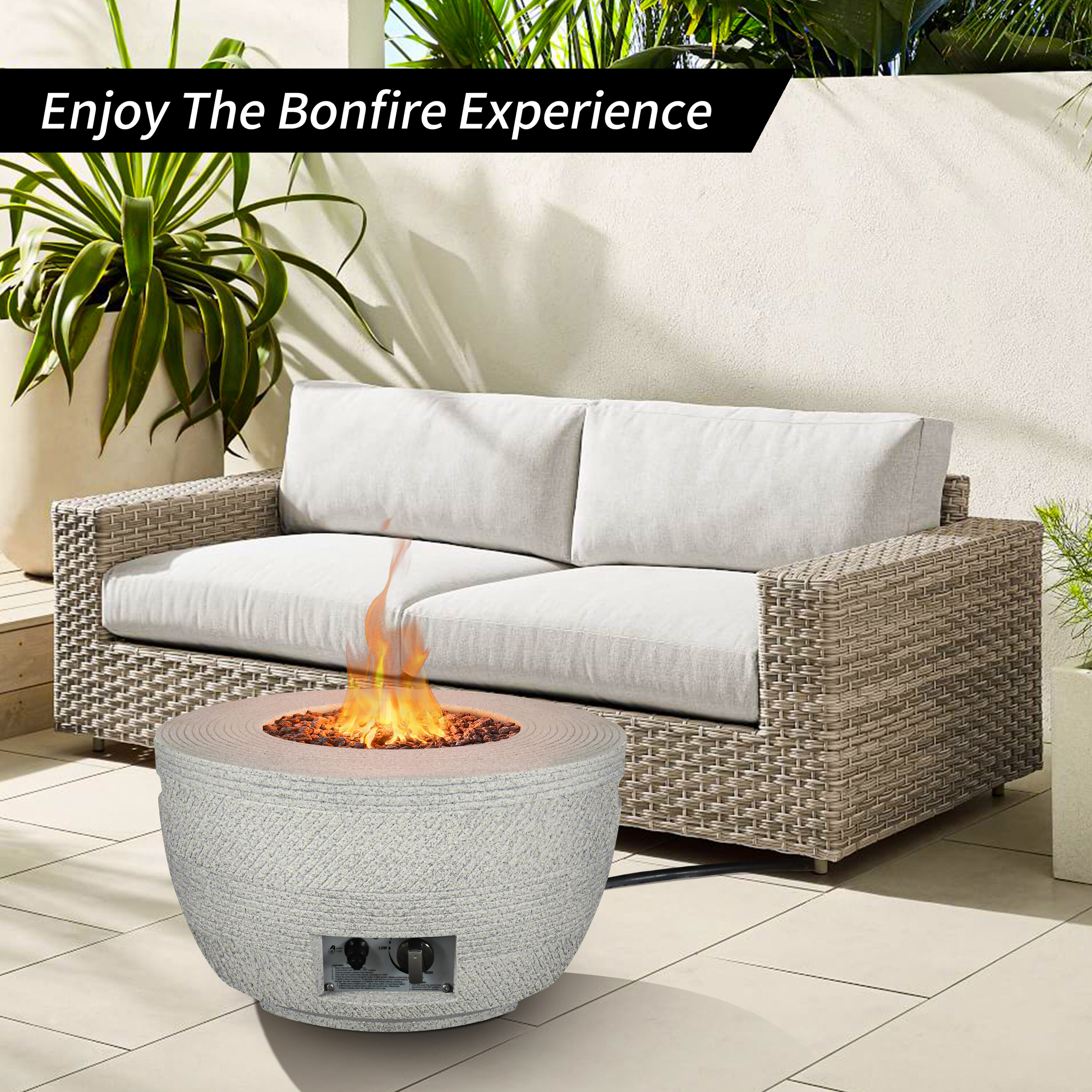 KANTE BTW01-C91959 Outdoor-Gas-Firepits - View #2