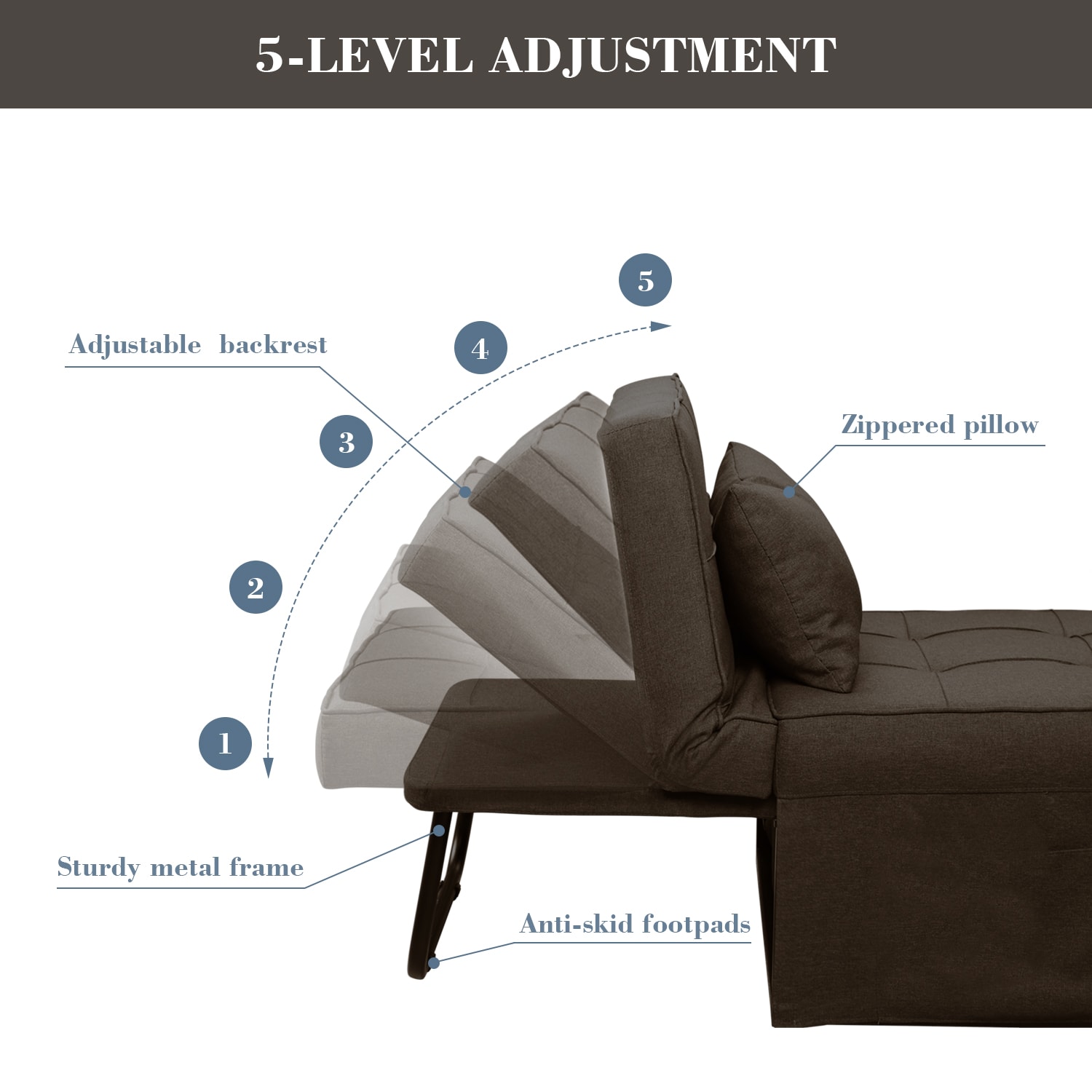 Ainfox WUL022-BN futons - View #4