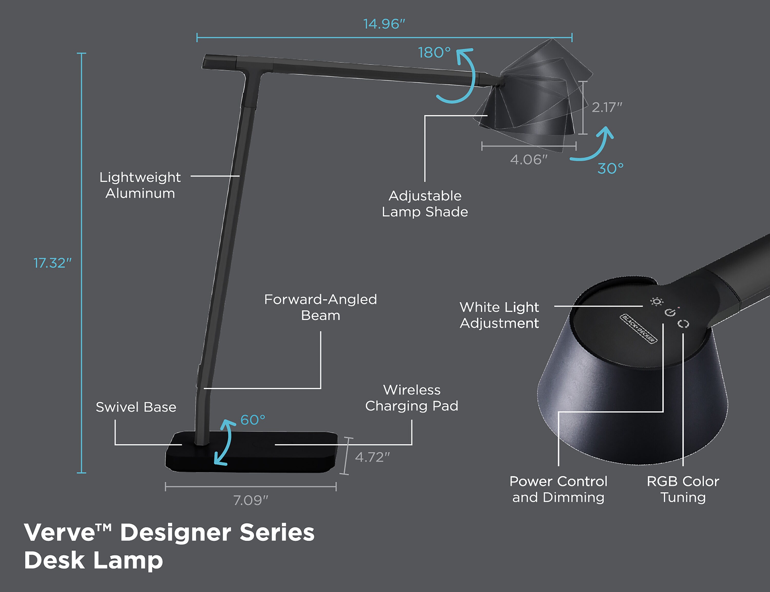 BLACK+DECKER LED2200-QI-BK Desk-Table-Lamps - View #6
