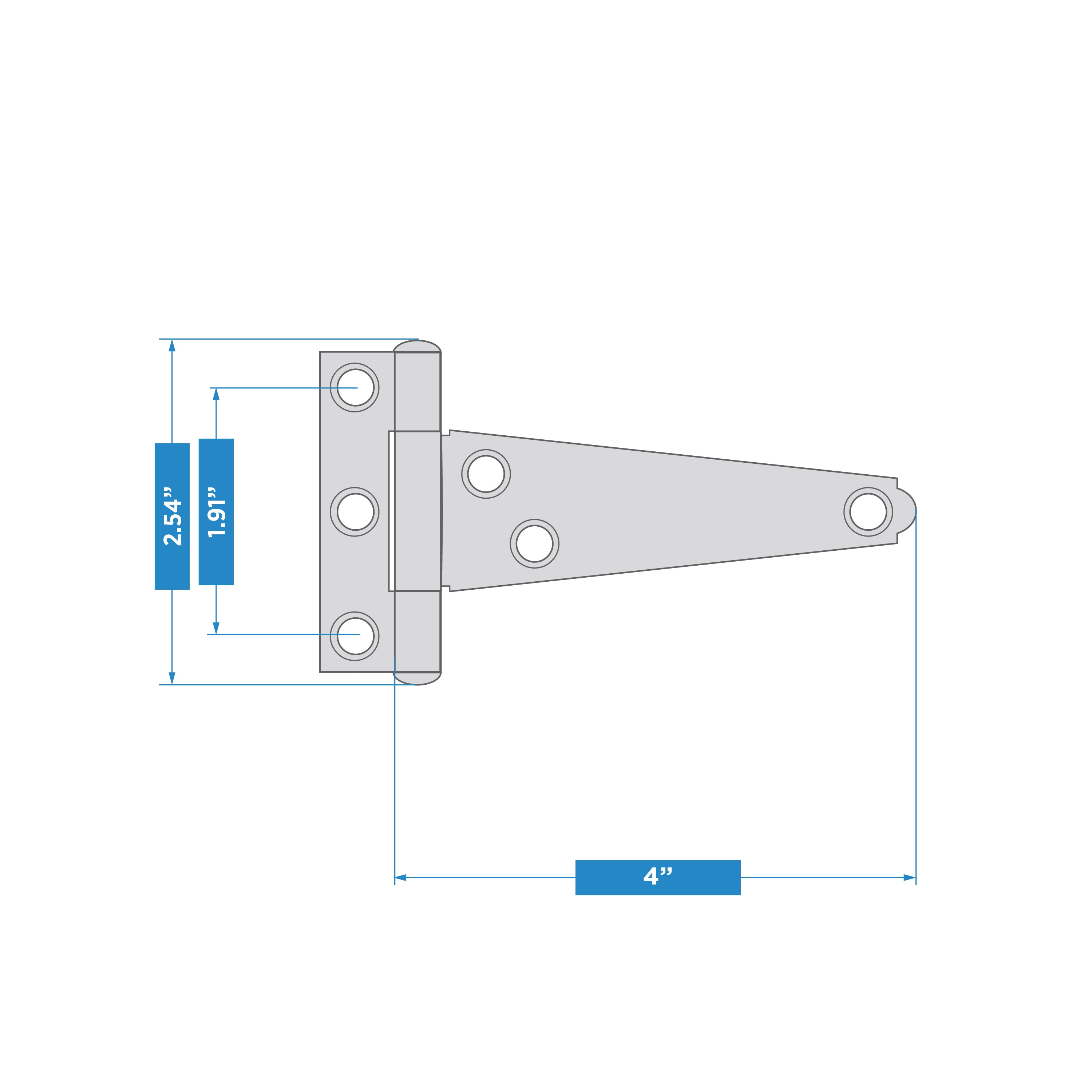 National Hardware N128-587 Entry-Door-Hinges - View #8