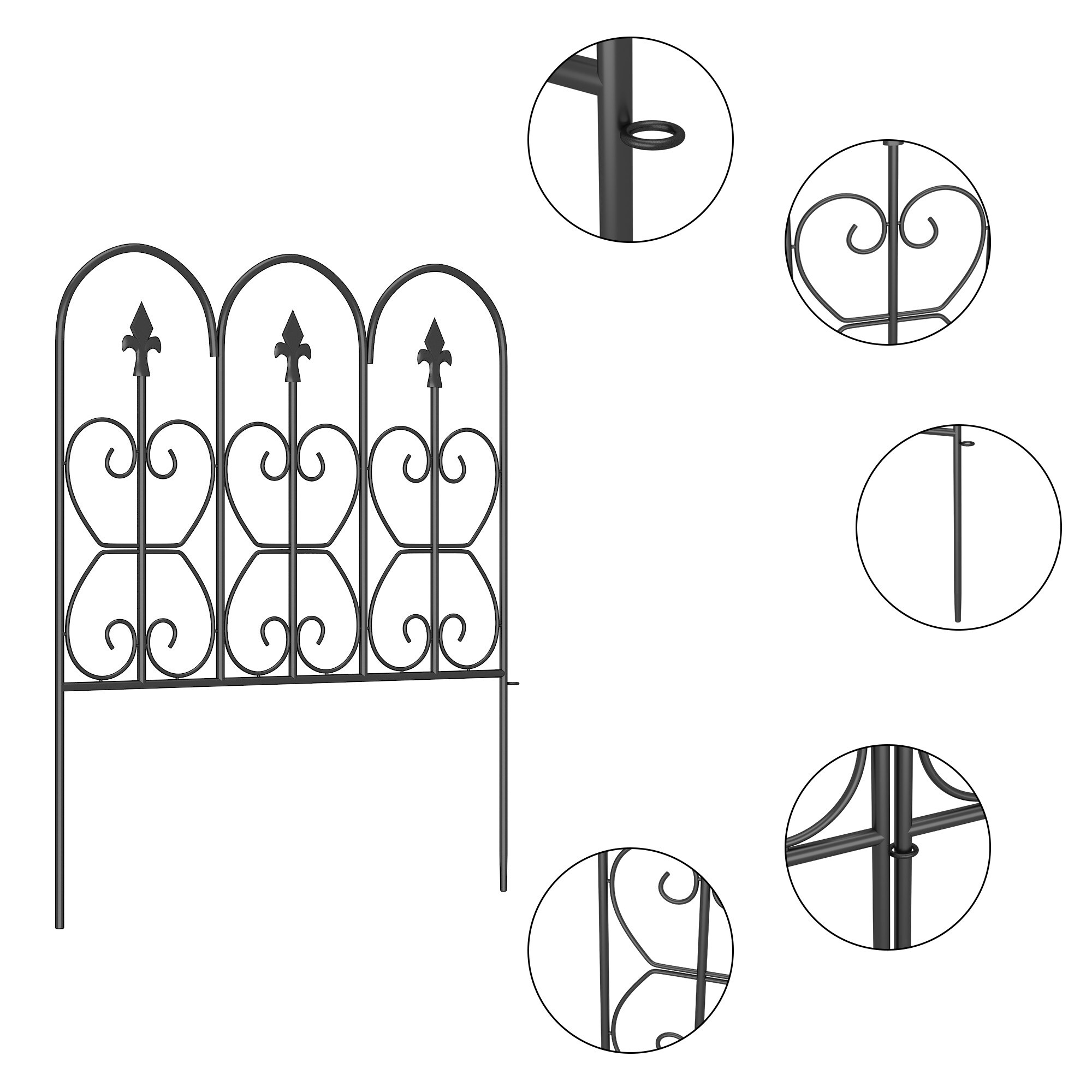 FUFU&GAGA LJY-WFKF170054-02 Garden-Utility-Fencing - View #11
