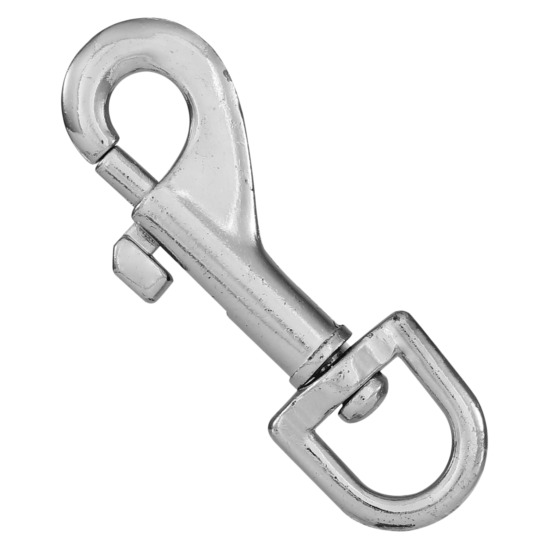 National Hardware N100-273-3/4-in x 3-3/8-in Bolt Snap Hook in Nickel in  the Chain Accessories department at