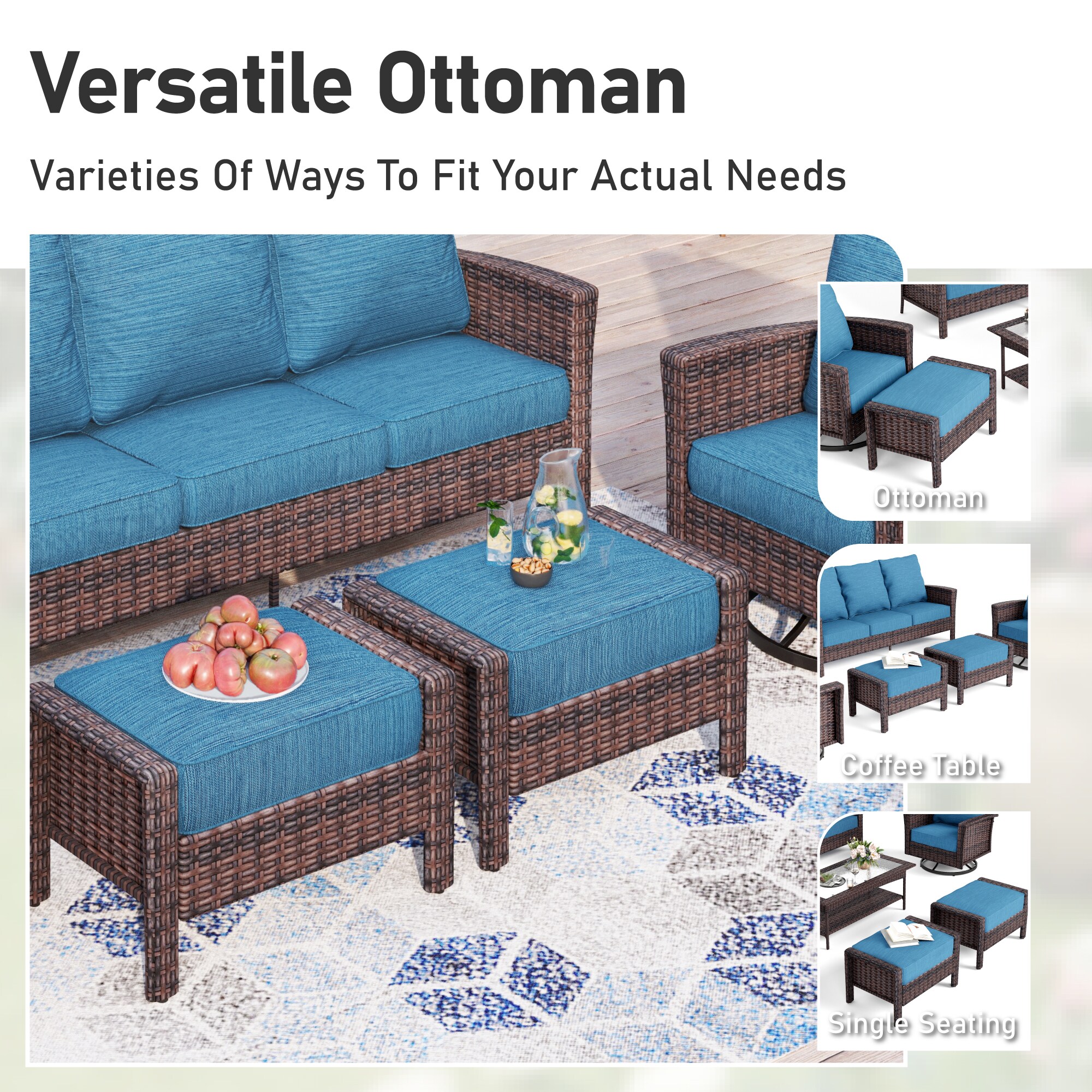 Sunshine Valley R-301-001 Patio-Conversation-Sets - View #5