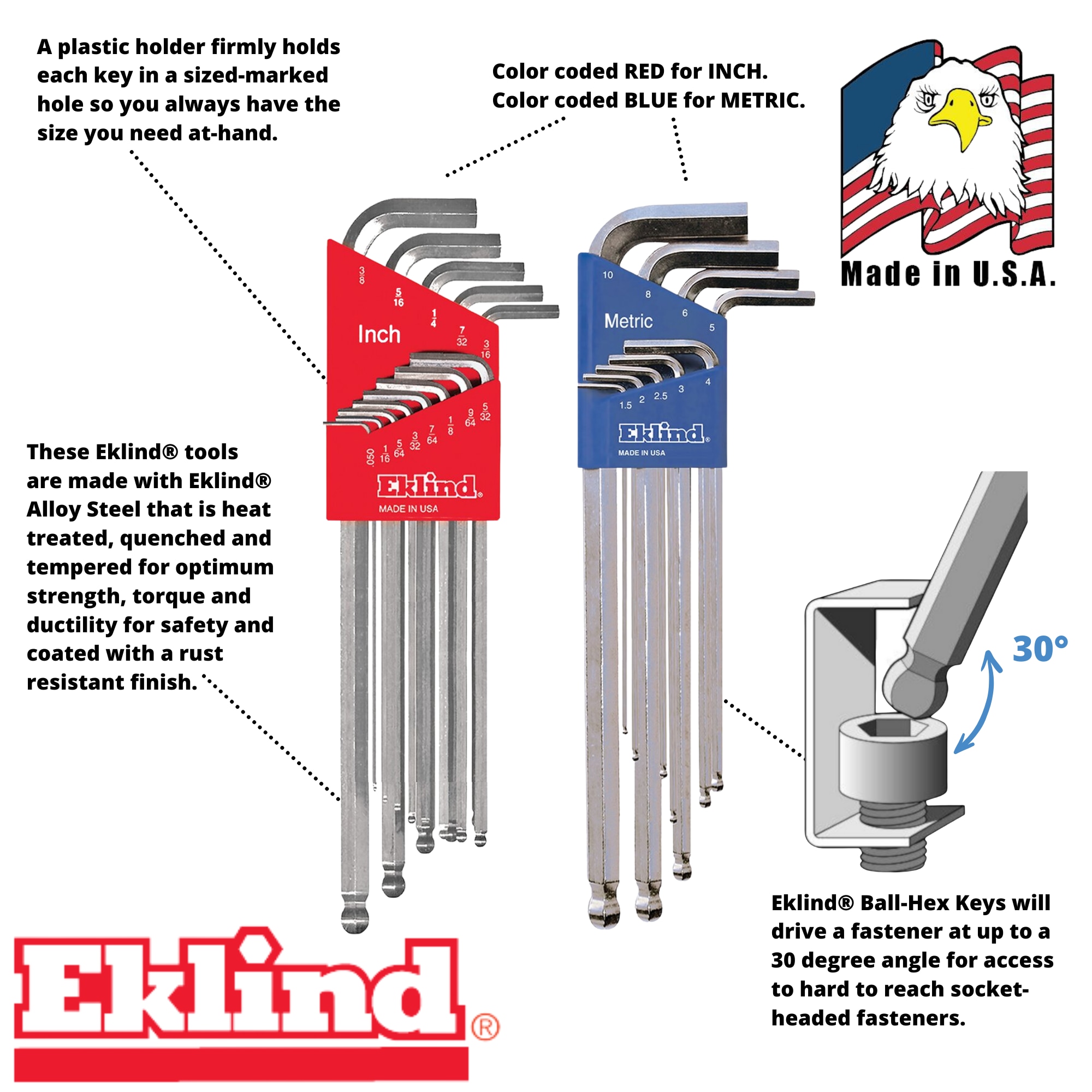 Eklind 17322 Hex-Torx-Key - View #2