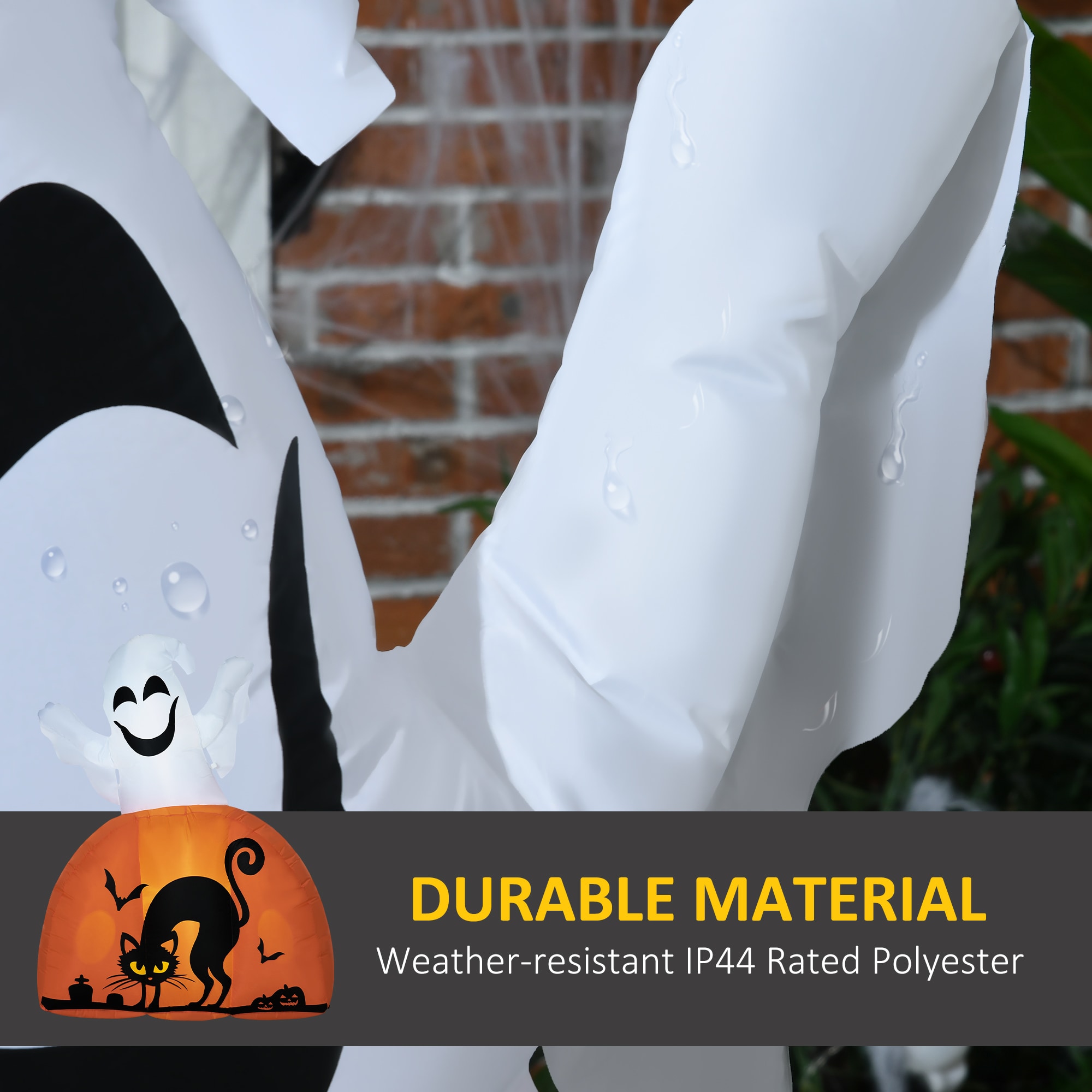 HomCom 844-703V80WT Outdoor-Halloween-Decor - View #4