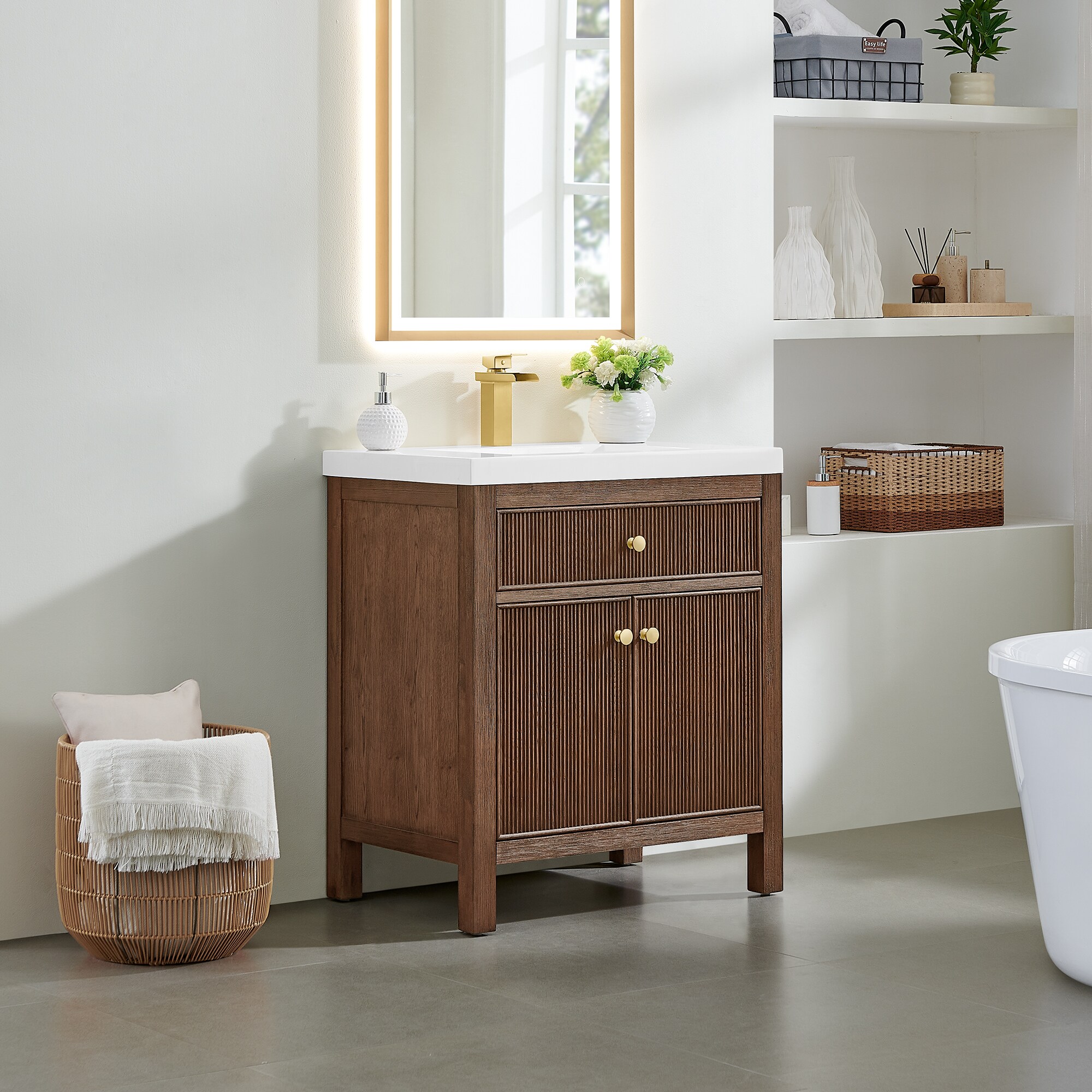 Altair 567030-BK-WH-NM Bath-Vanity-Combo - View #3