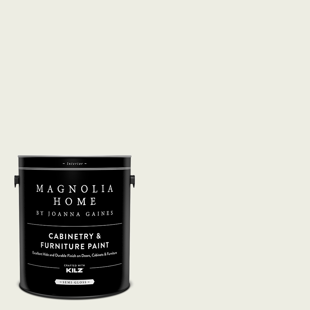 Magnolia Home MAG039-4082236  by Joanna Gaines Semi-gloss Panna Cotta MAG039 Tintable Cabinet Furniture Paint Enamel ( 1-gallon )