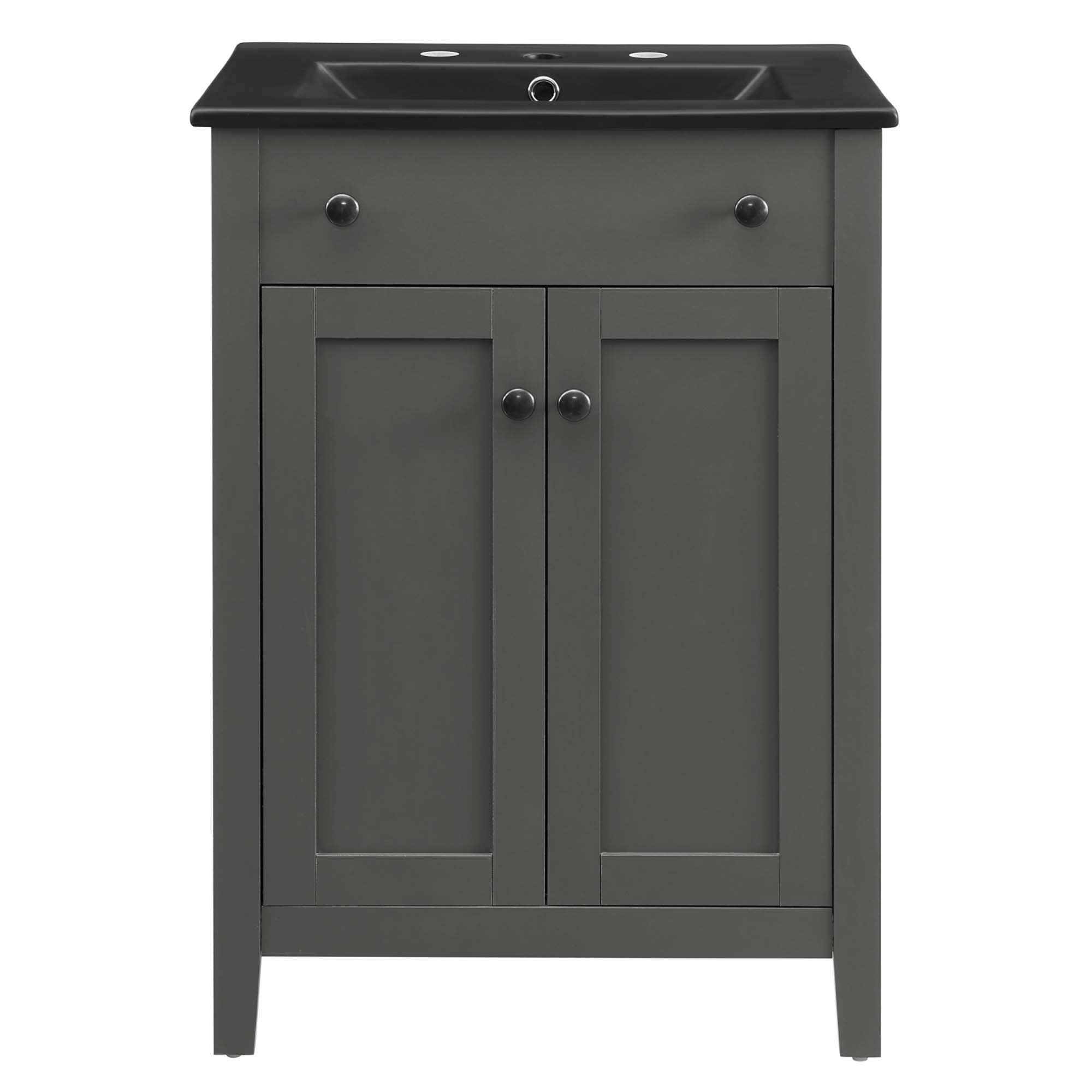 Modway EEI-5354-GRY-BLK Bath-Vanity-Combo - View #6