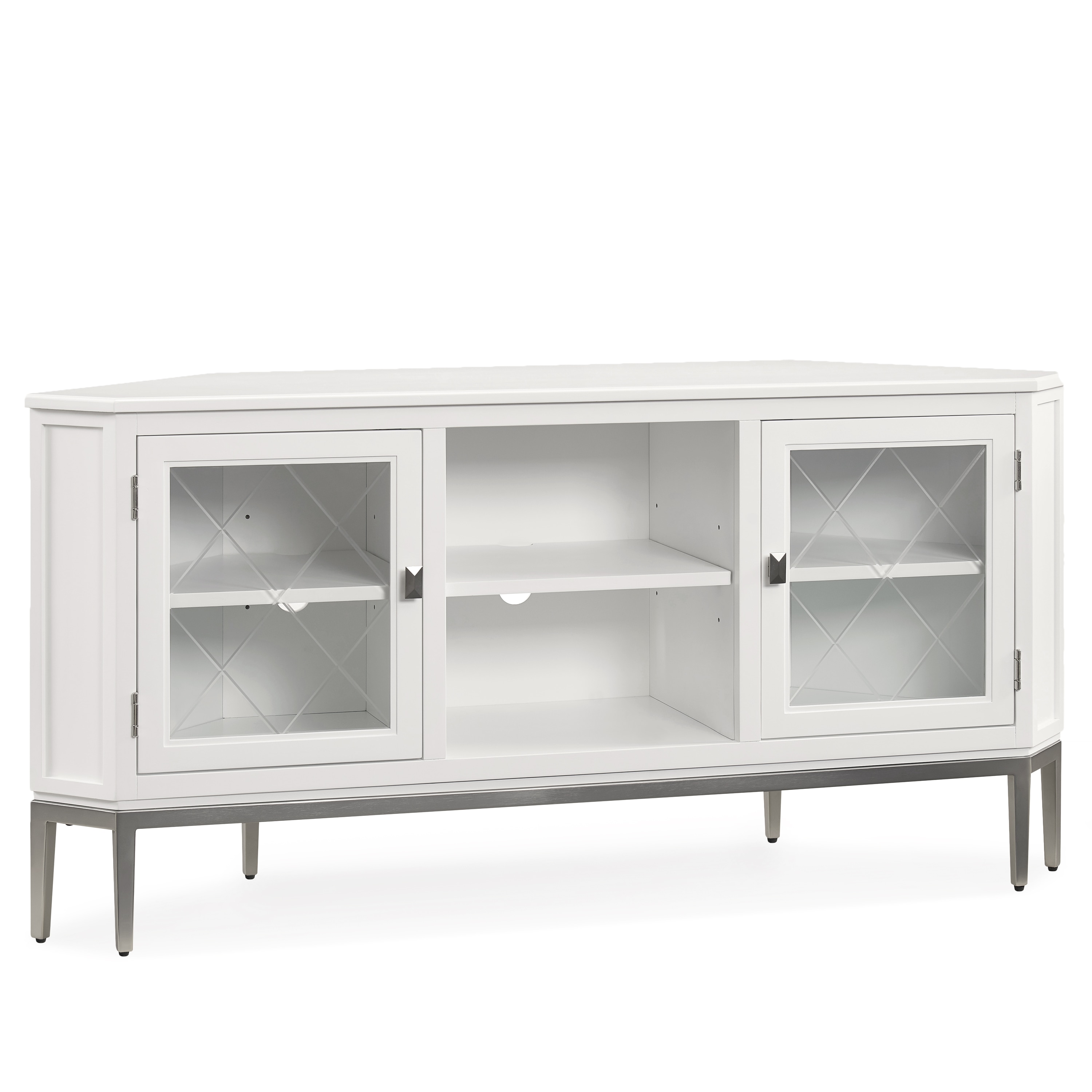 White Corner TV Stands At Lowes Com   48146499 