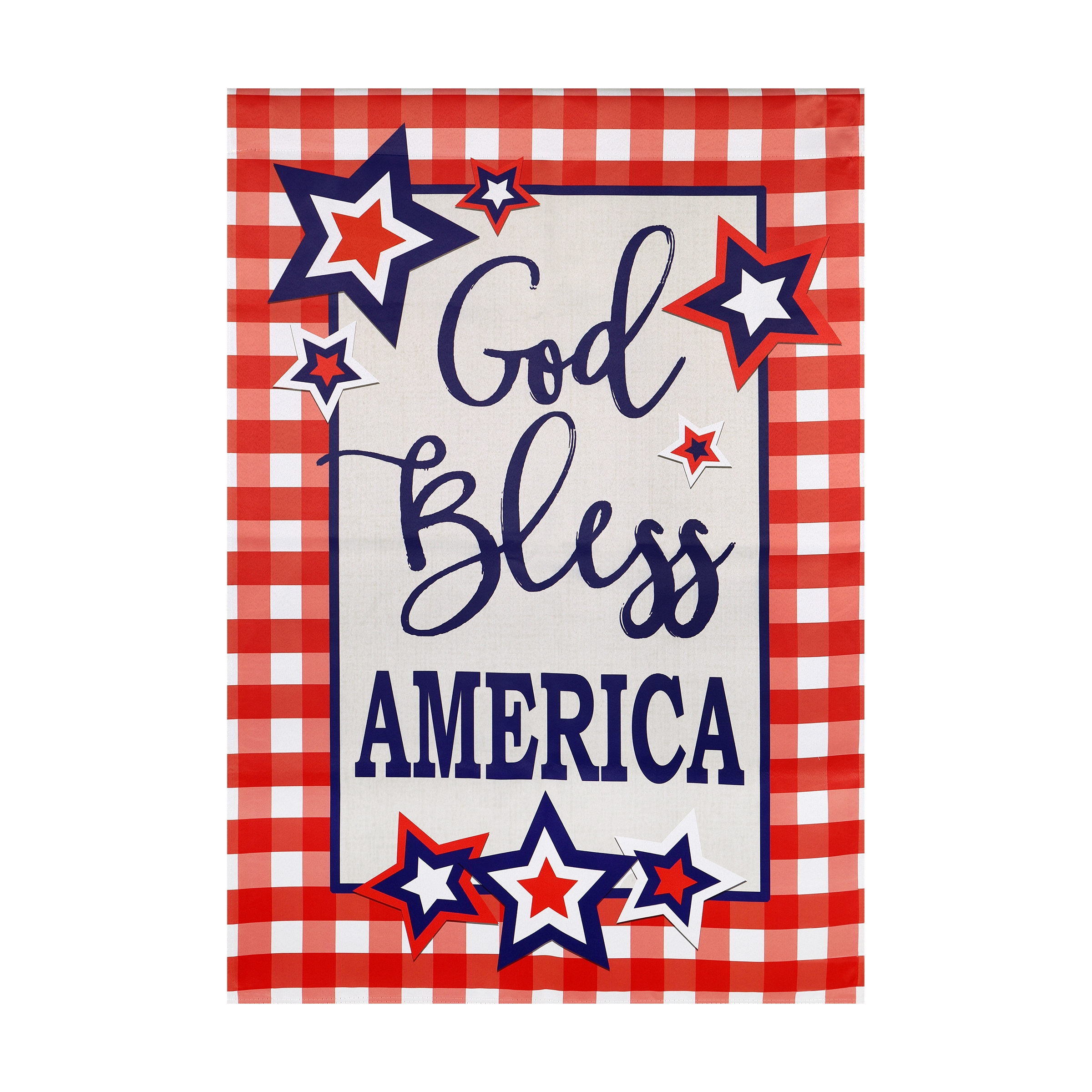 Style Selections ZLW13S11646 2-ft W x 4-ft H Patriotic House flag