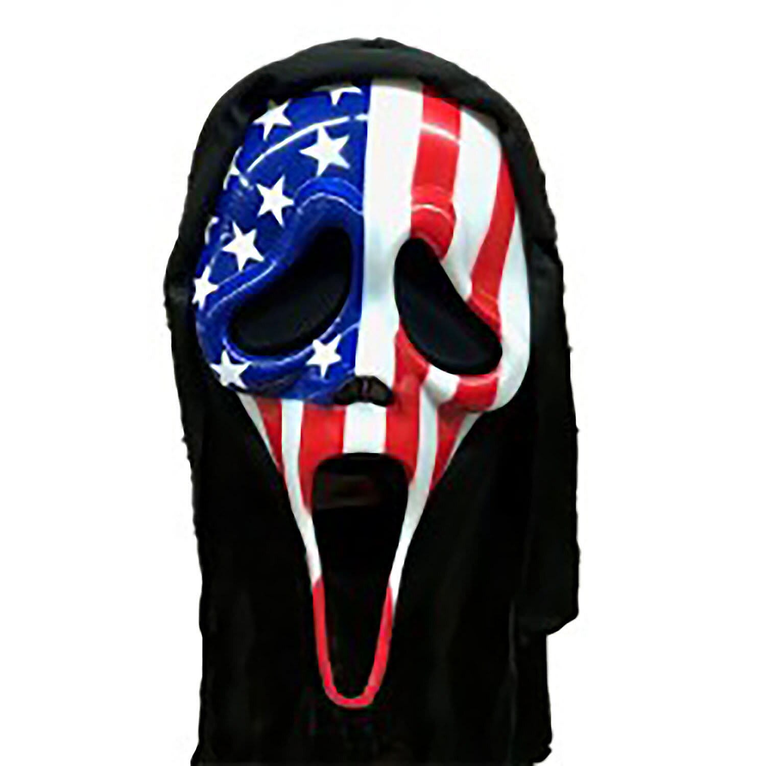 Fun World FW93512 Adults USA Flag Ghost Face Mask