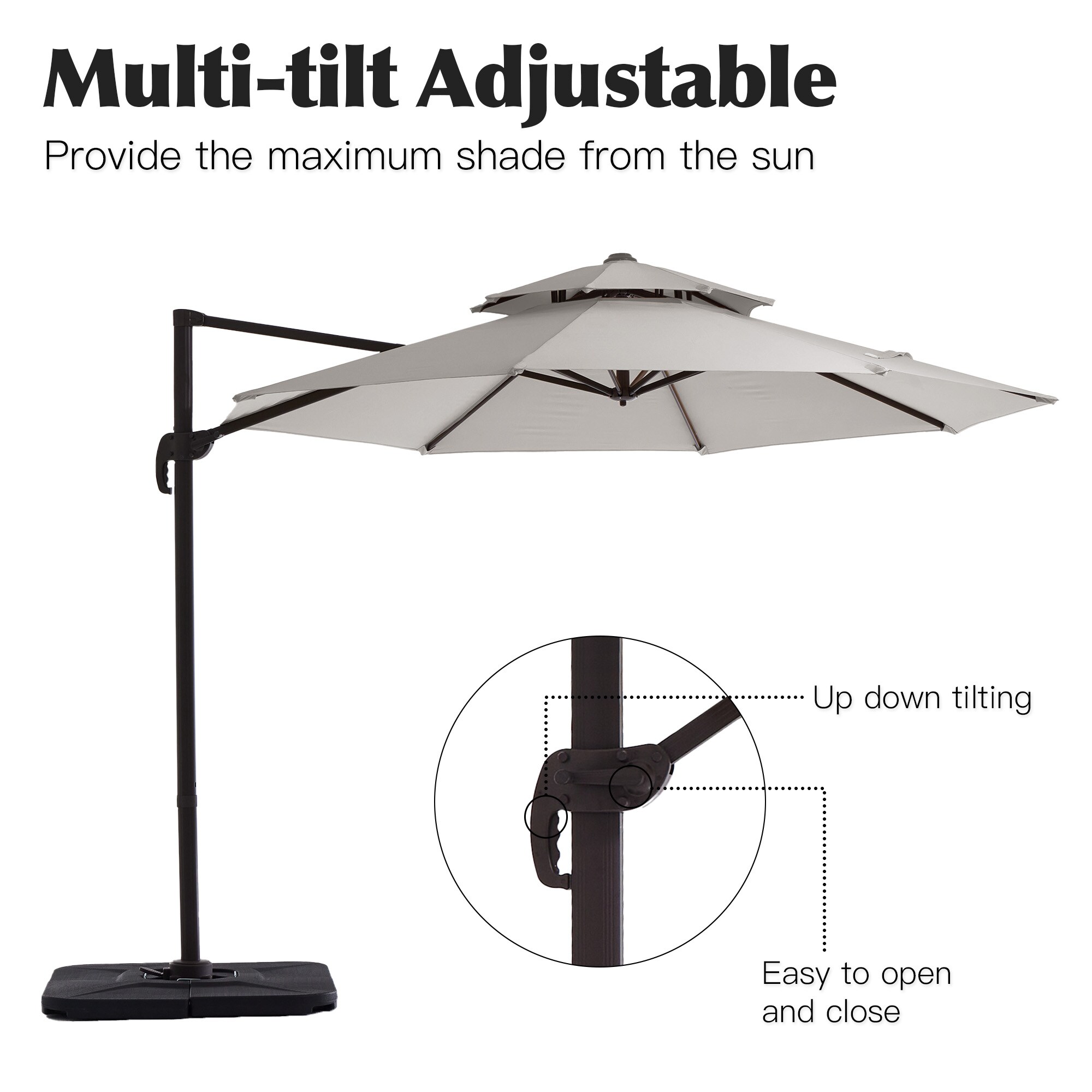 JEAREY JE-LKXLM-10FT-MB Umbrellas-2 - View #5