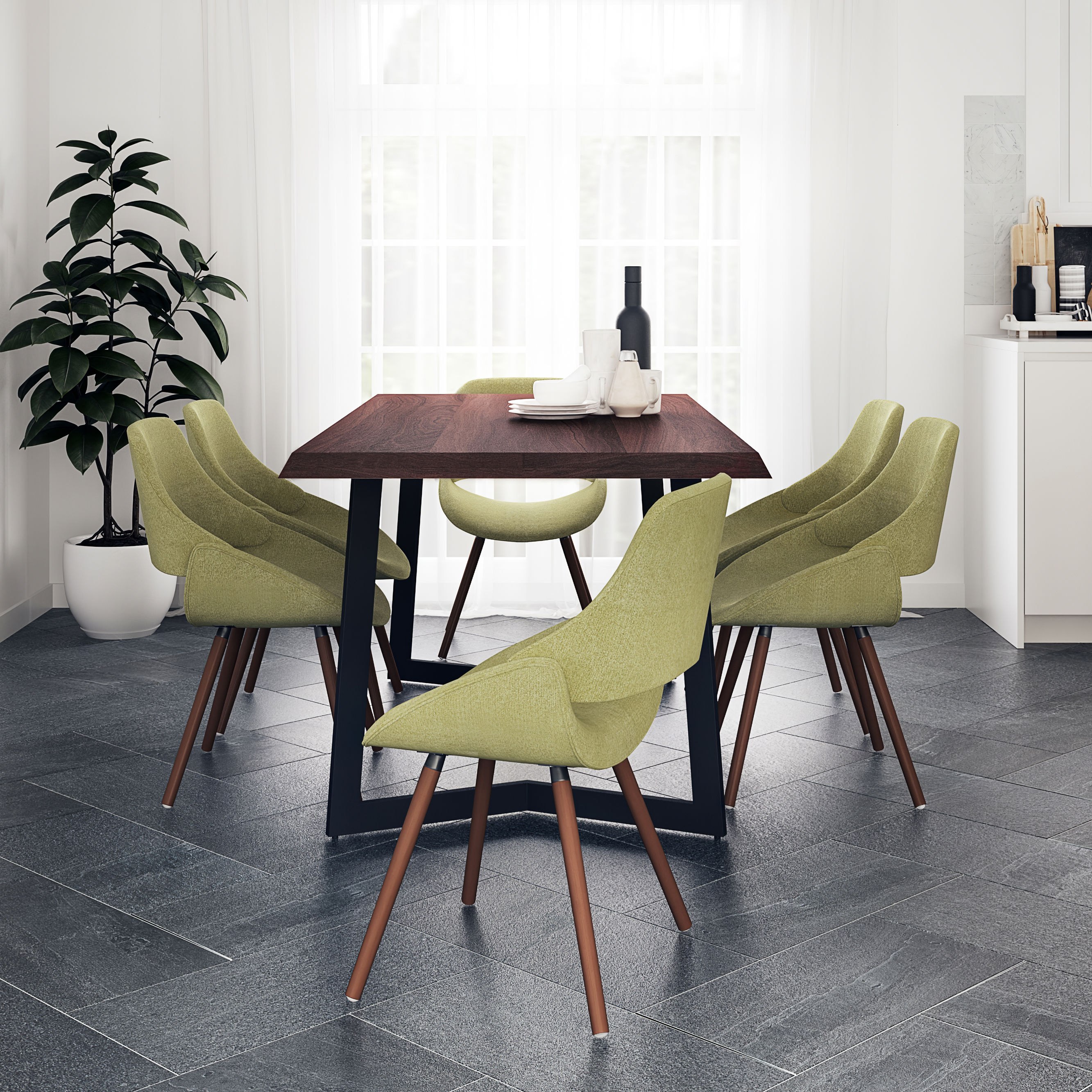 Simpli Home AXCDS7MALNAG Dining-Sets - View #6