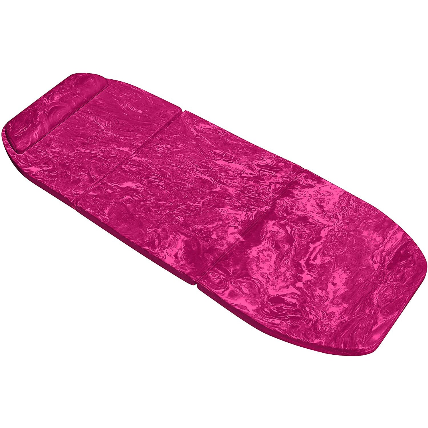 Airhead 207767  Sun Comfort Foam Swimming Pool Float Lounge Seat, Raspberry Pink Swirl