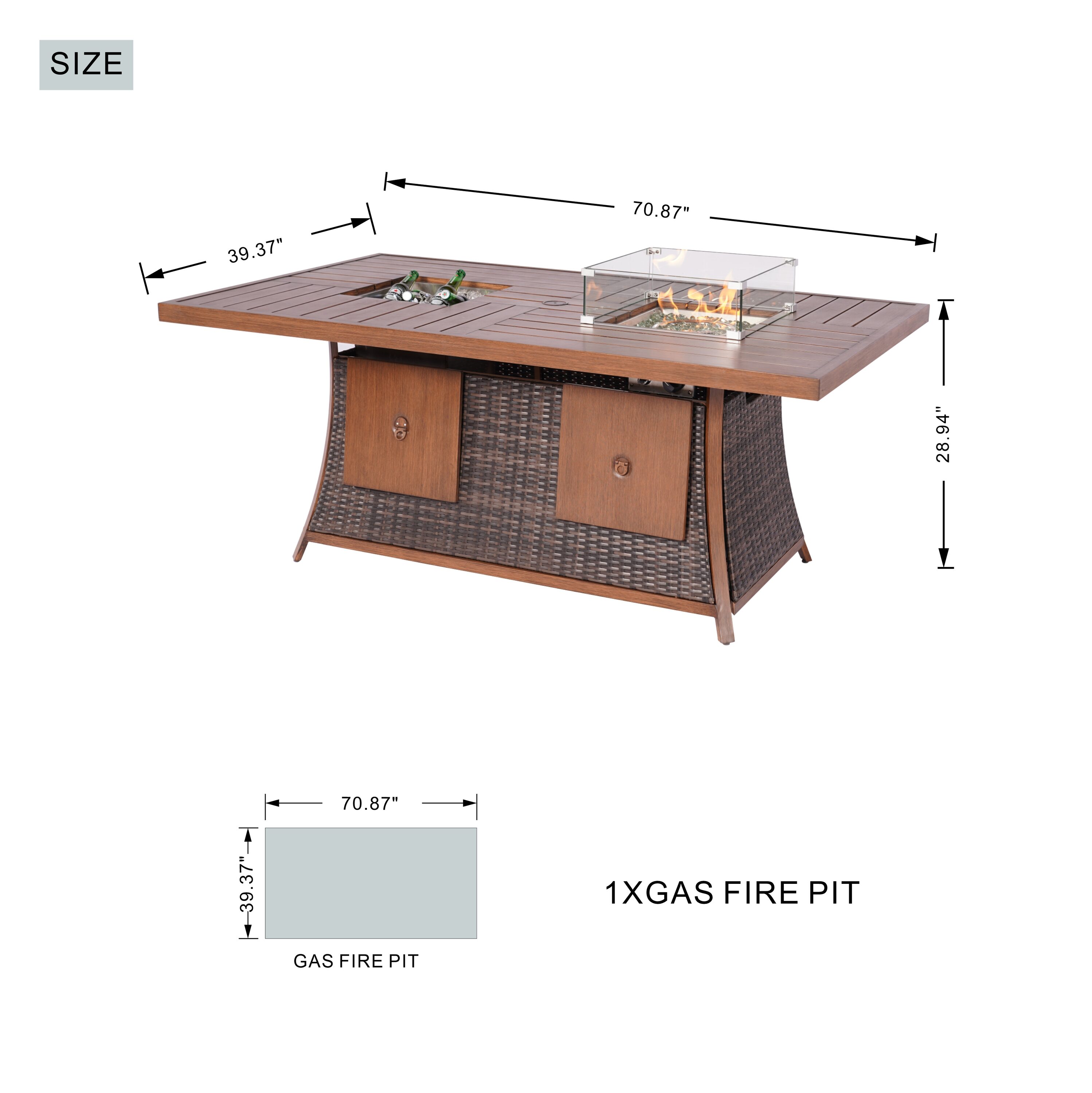 Direct Wicker DWG-2403BFI-BR Patio-Conversation-Sets - View #9