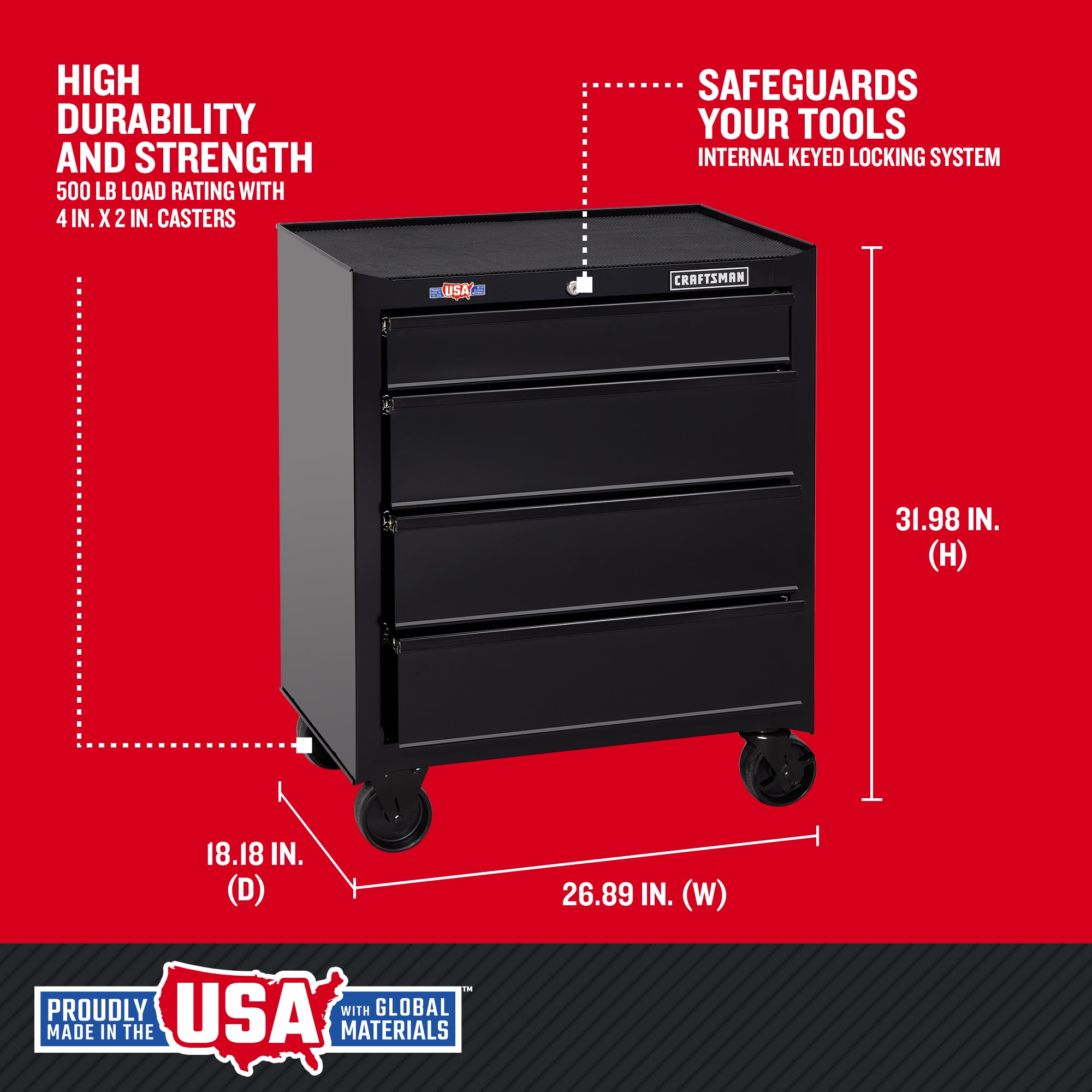 CRAFTSMAN CMST22741BK Tool-Cabinets - View #4