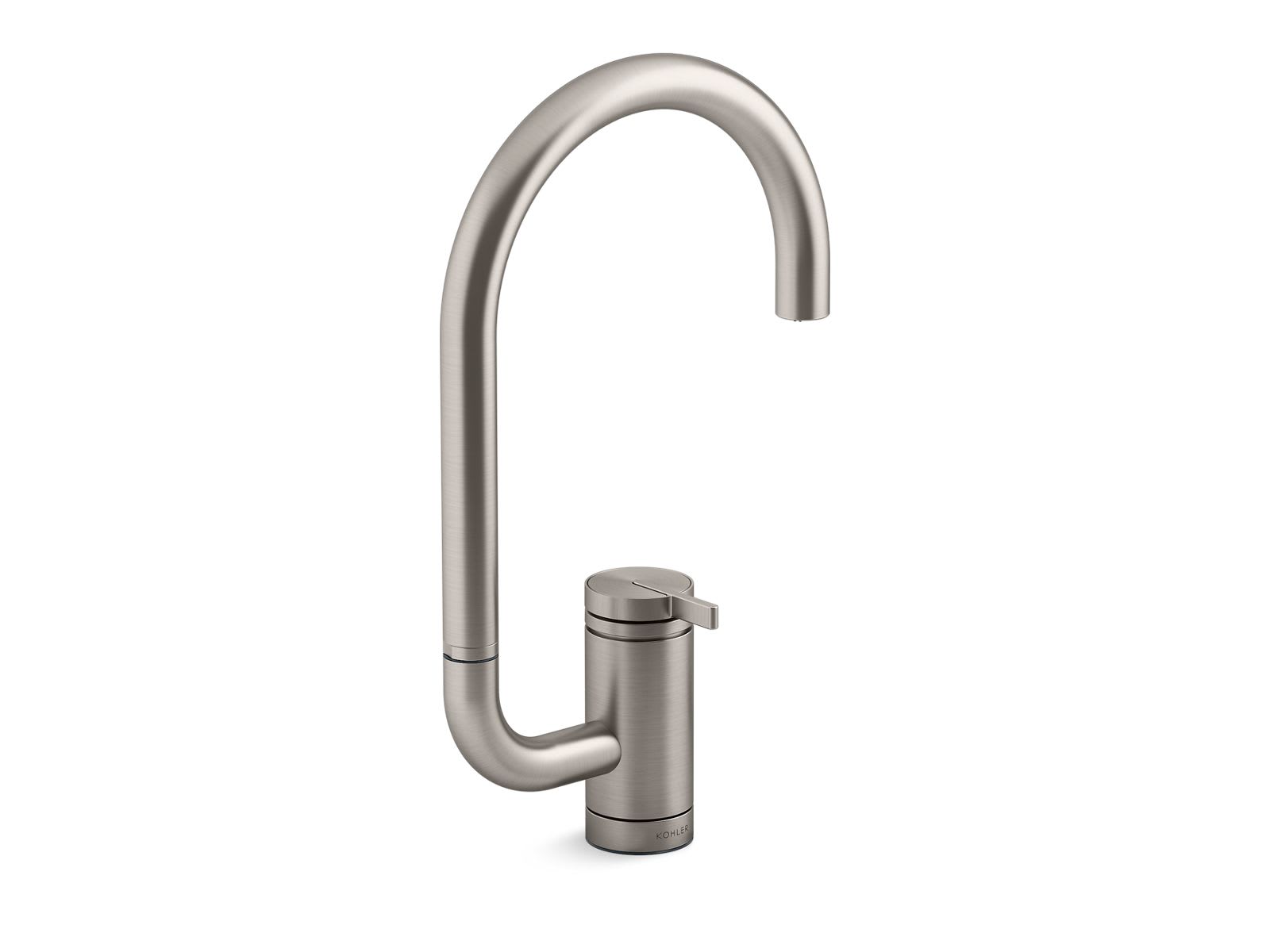 KOHLER 28277-VS Components Single-handle bar sink faucet with two-function extended-reach spout