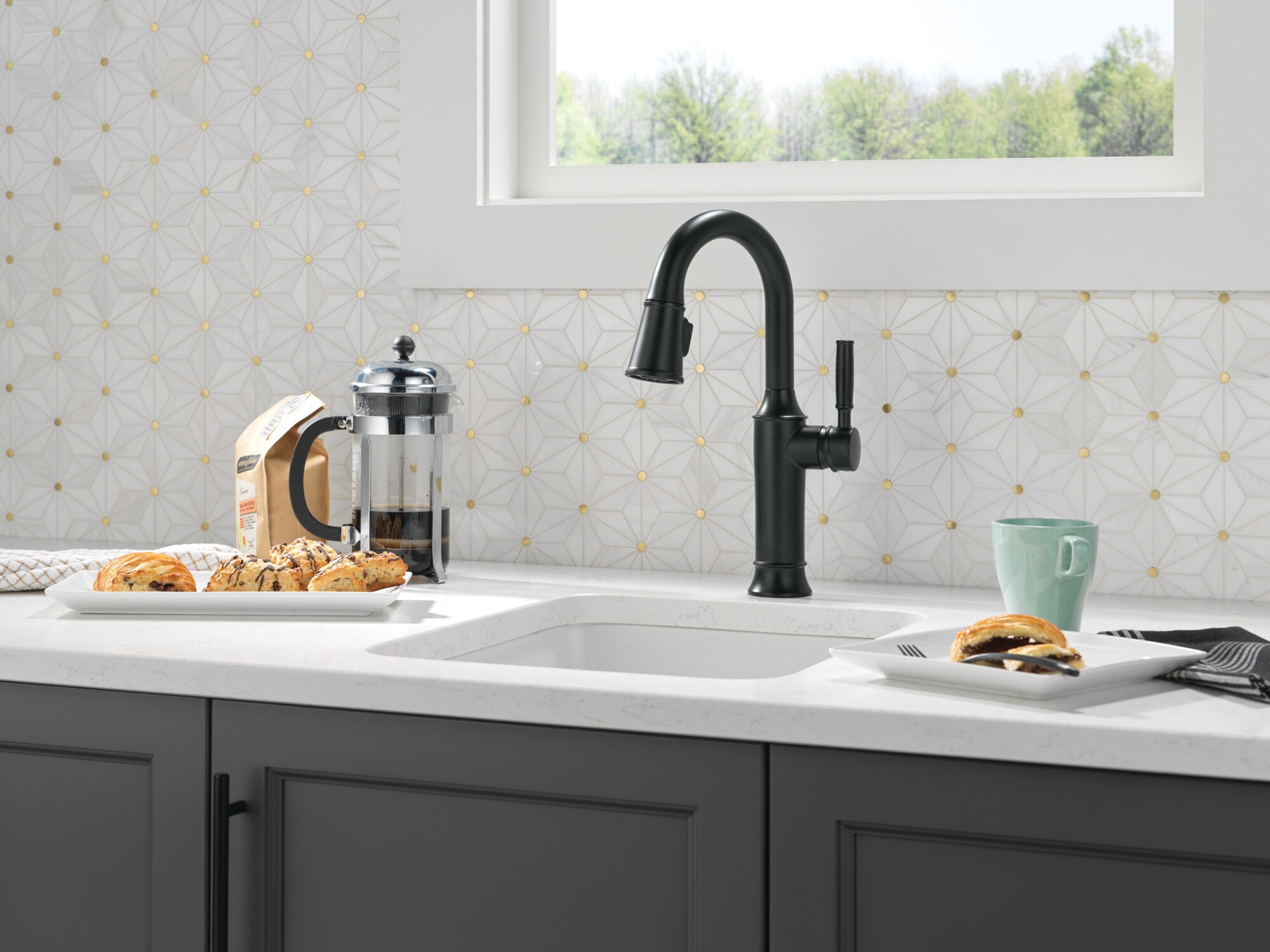 Delta 9984-BL-DST Kitchen-Faucets - View #2