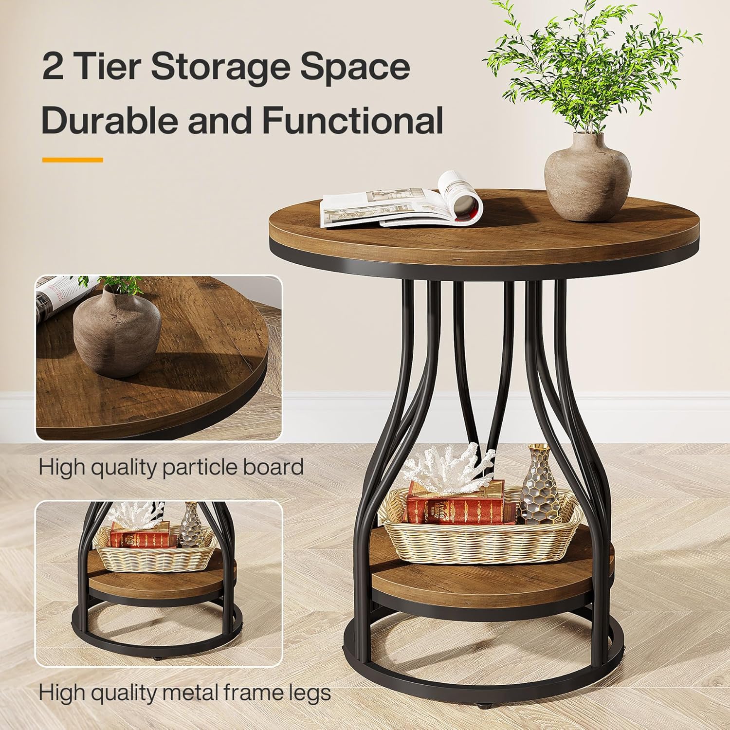 Tribesigns LWOYJL-0563YY End-Tables - View #4