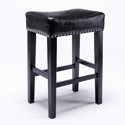 Counter height (22-in to 26-in) Black Bar Stools at Lowes.com