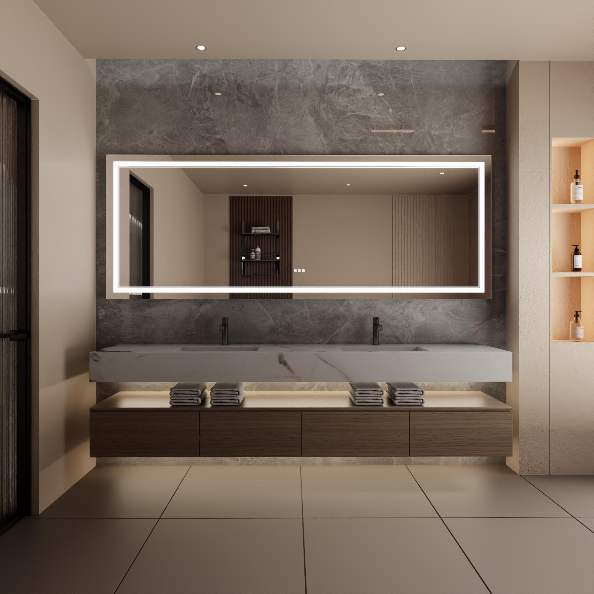Bayfeve BFXB-16S3696-MIR Framed-Bath-Mirrors - View #19