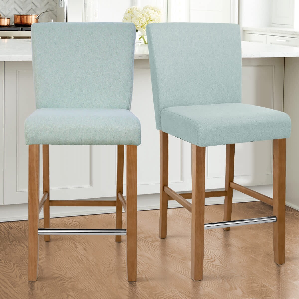 Maison Boucle PORTLAND-MB-TURQUOIS stools - View #2