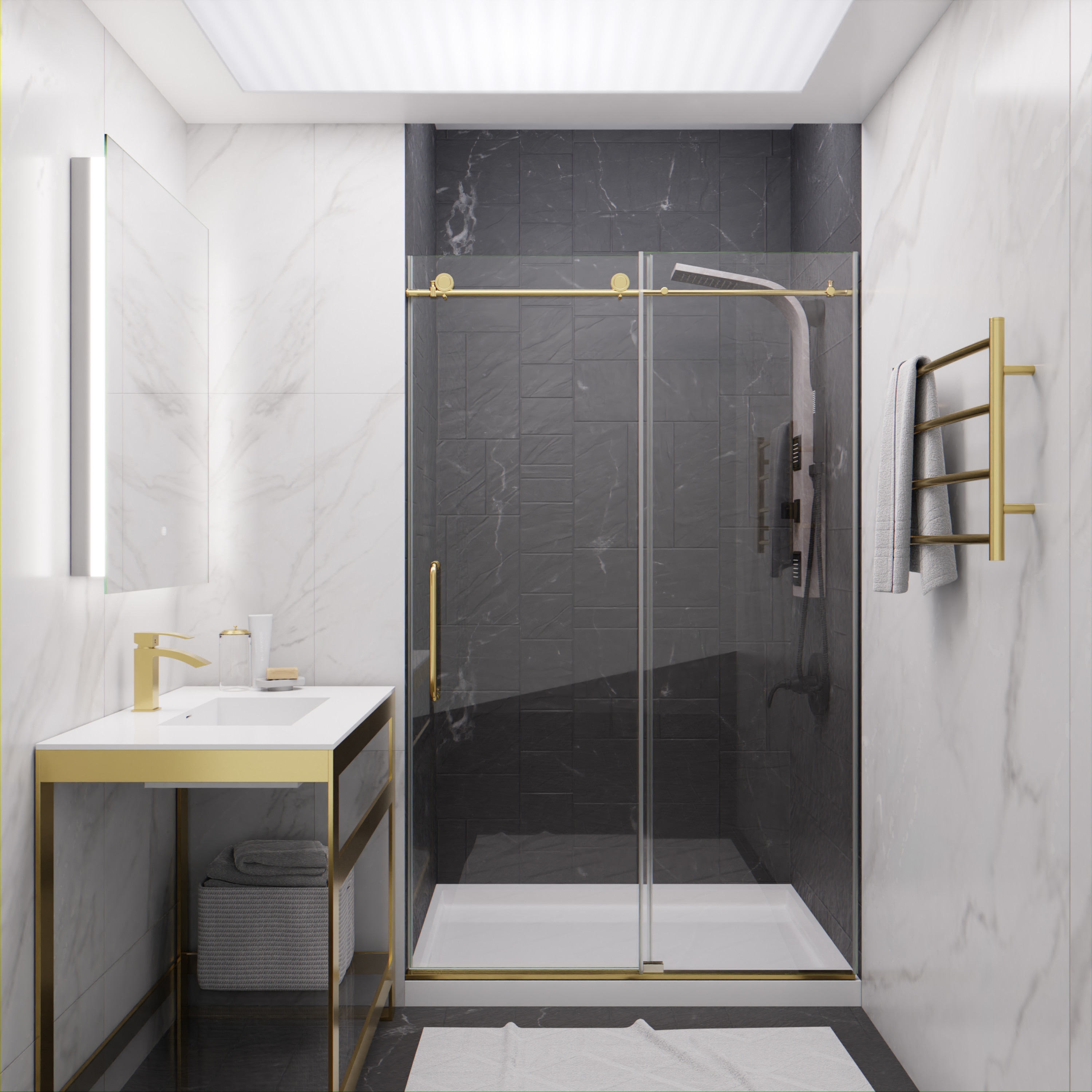 ANZZI SD-AZ13-01BG Shower-Doors - View #5