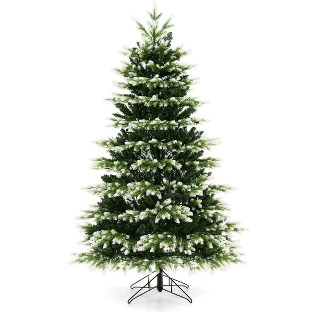 Choco Moon Christmas Tree Home Party Christmas Tree Decorations 6 Feet Hinged Christmas Tree with 350 LED Lights Remote Control