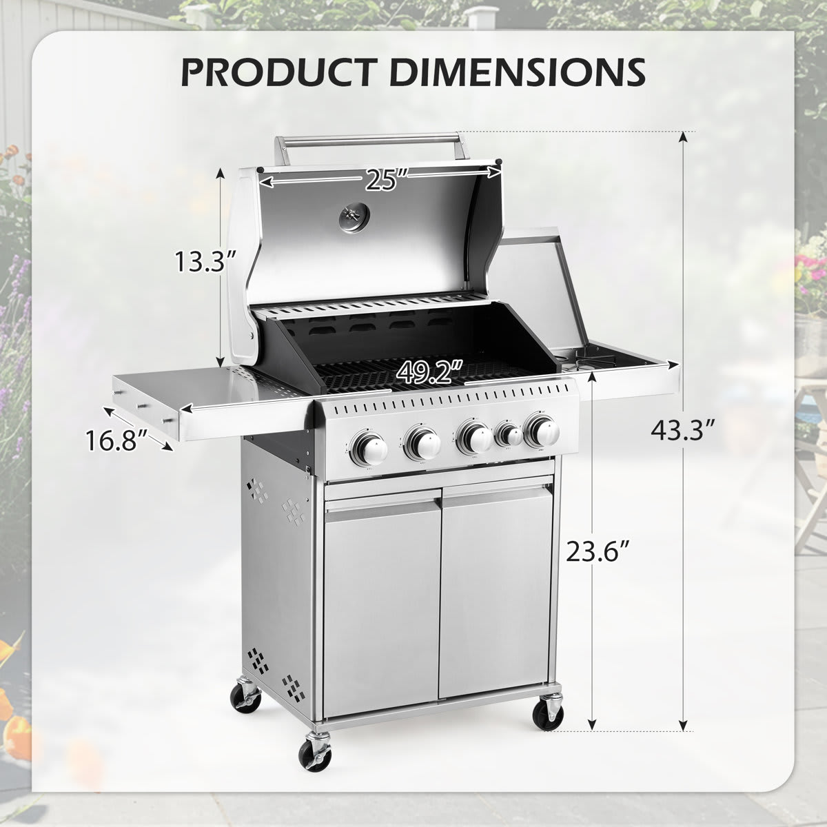 U-HOMY LY-193SR-OT Gas-Grill - View #7
