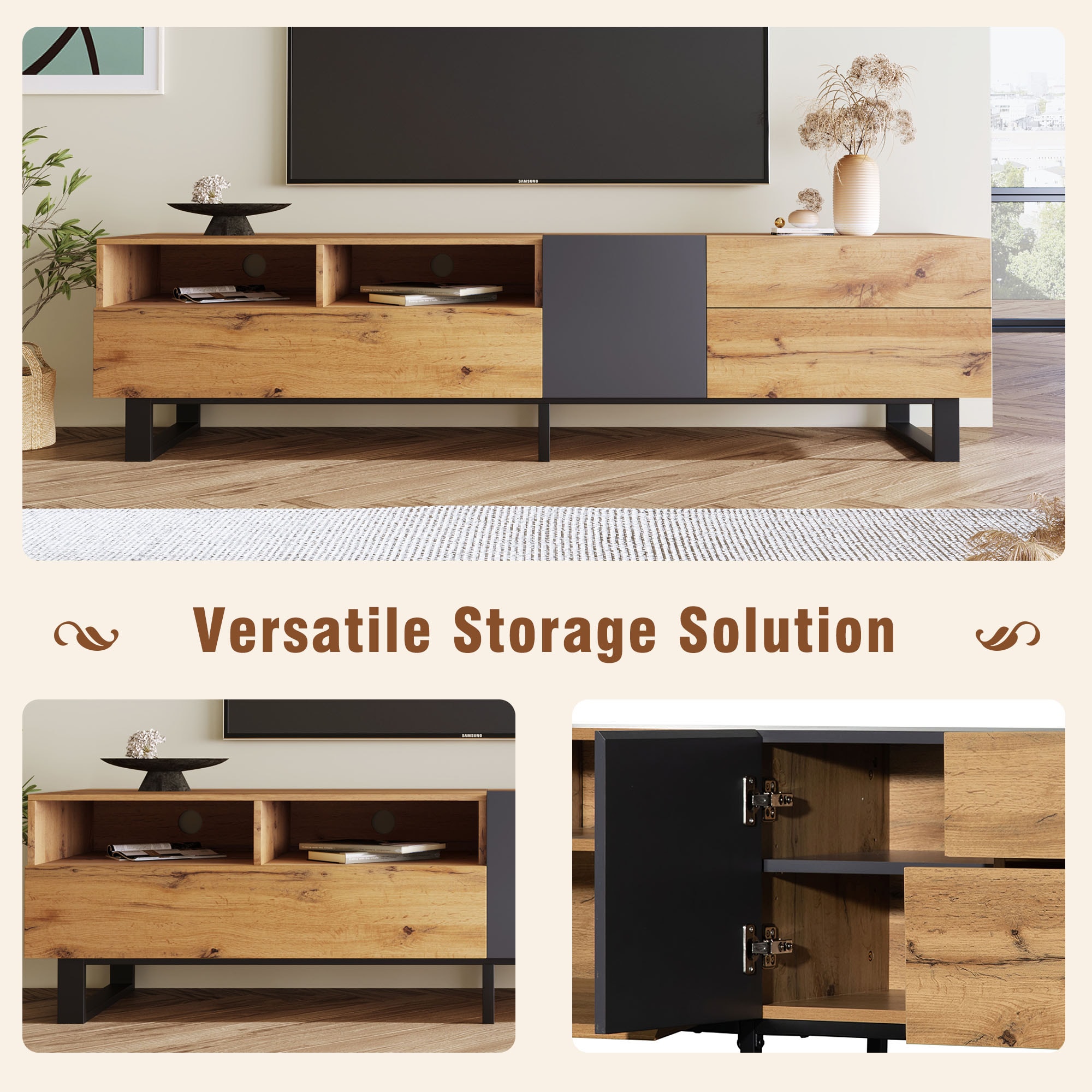 JIMSMAISON JMMRSTS03-WD Tv-Stands - View #8