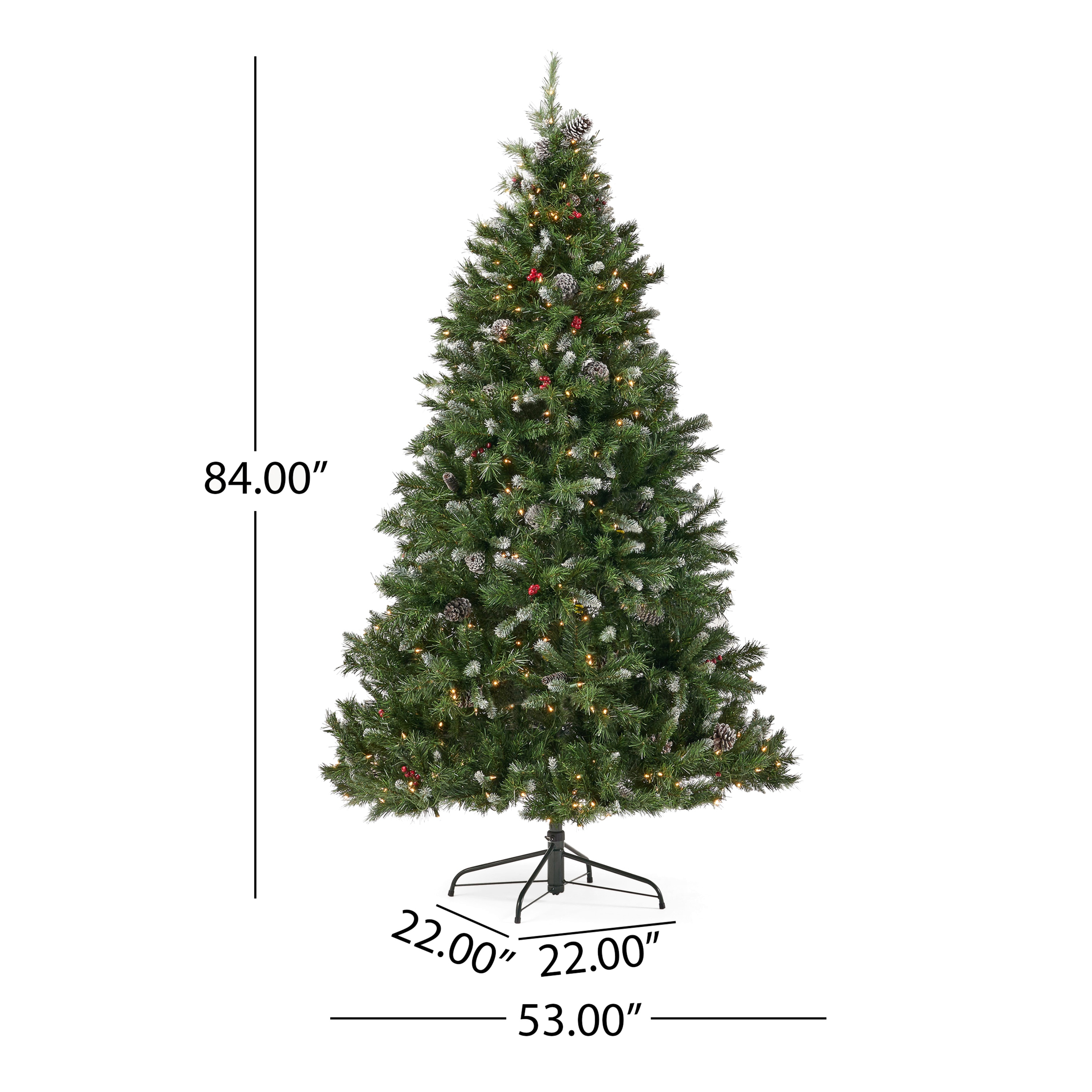 AAZJ NBC-64203LEDCL Artificial-Christmas-Trees - View #3