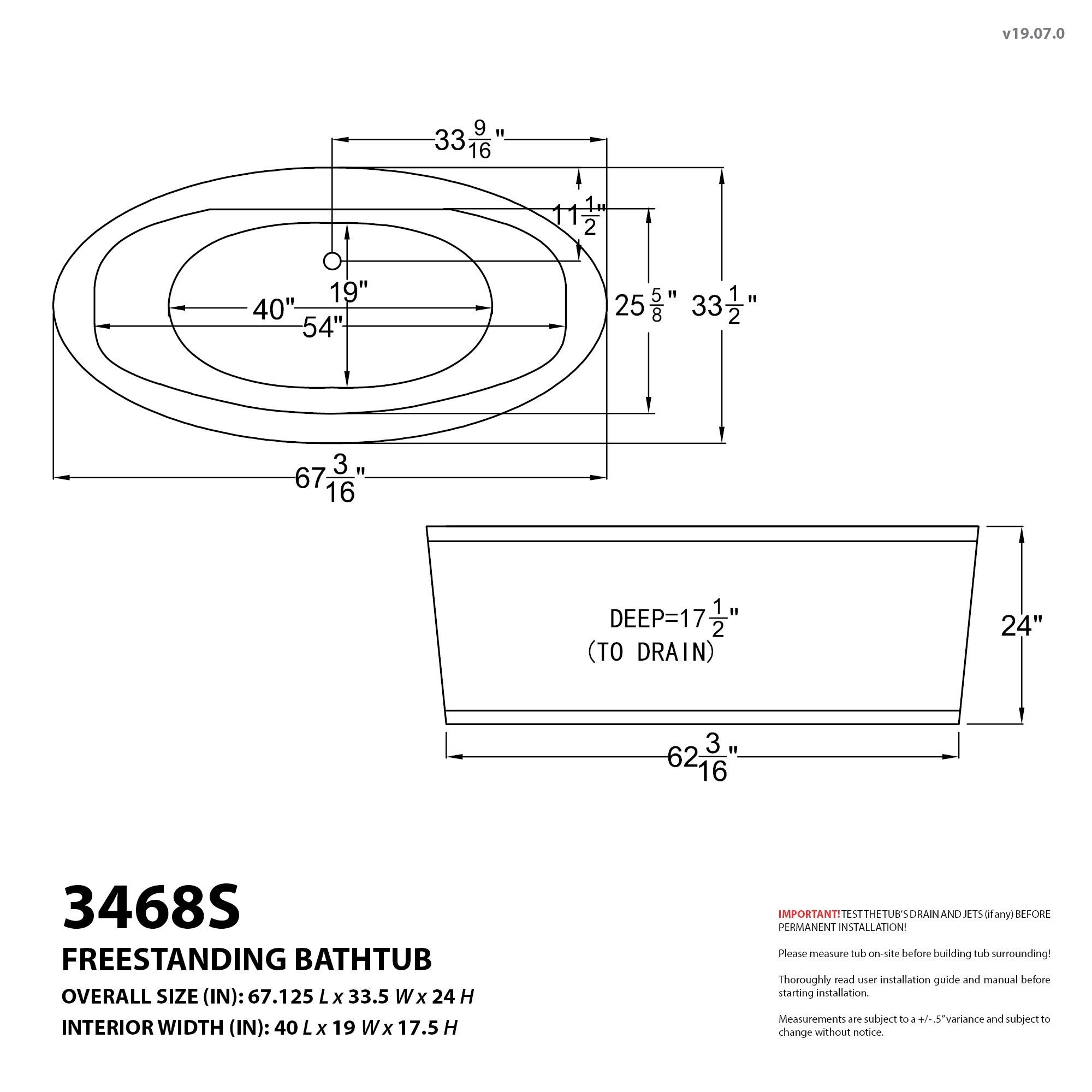 Endurance LS3468SD bathtubs - View #13