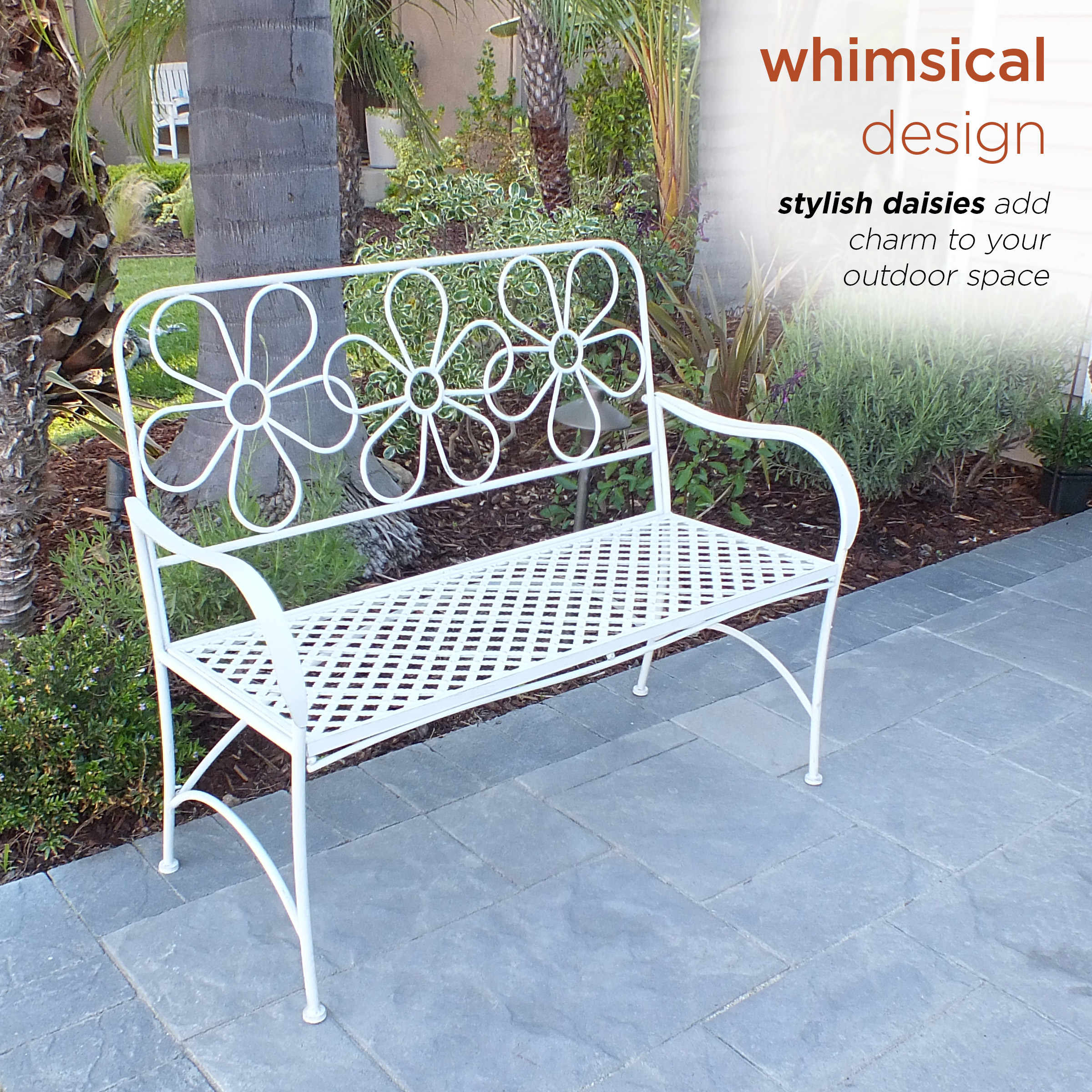 Alpine Corporation BAZ398WT benches - View #6