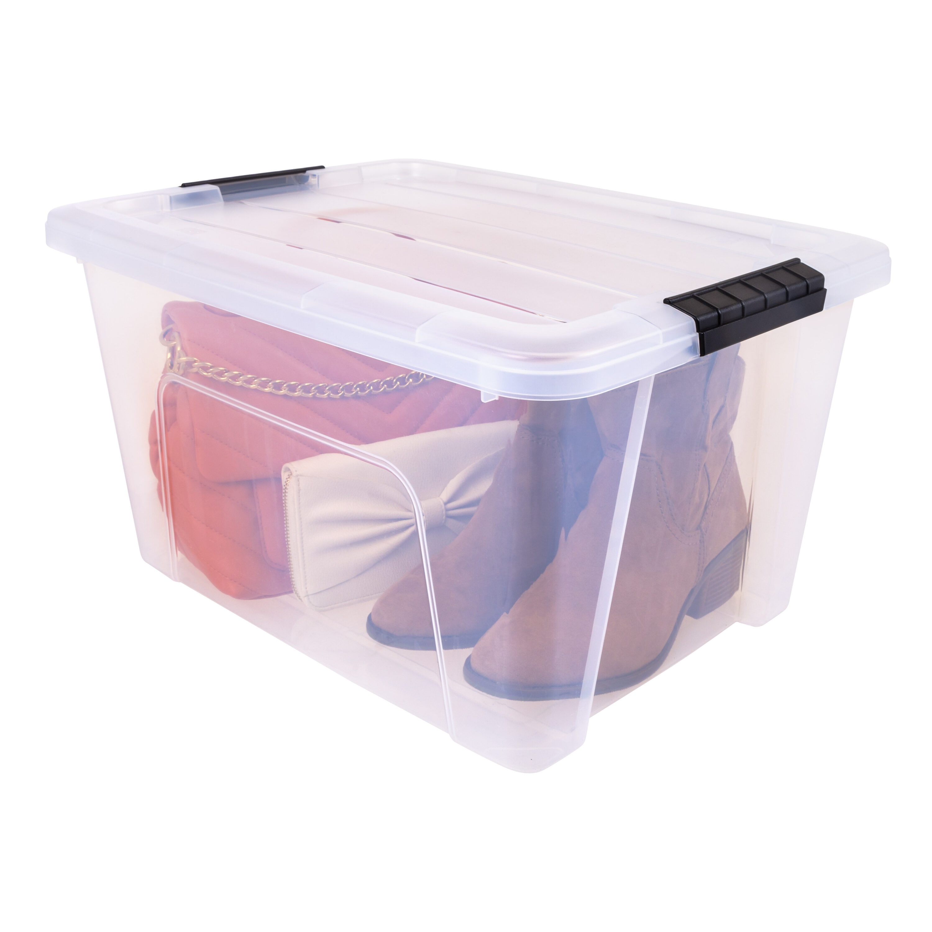 IRIS 10-Pack Snap top plastic storage box Small 1.6-Gallons (6.7