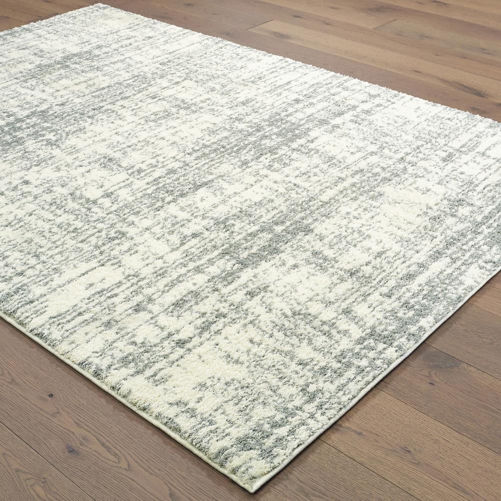 Archer Lane Greenwell 8 x 10 Gray Indoor Abstract Industrial Area Rug ...