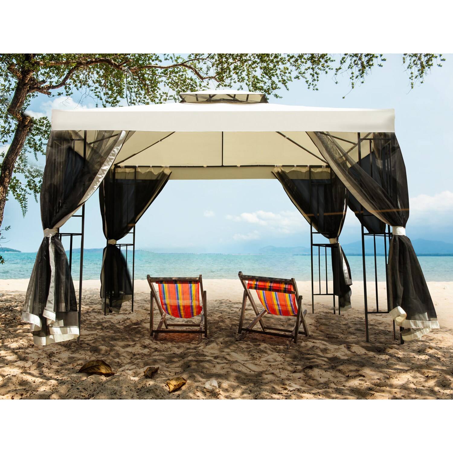 BANSA ROSE BLZY041716 Wood-Resin-Gazebos - View #6