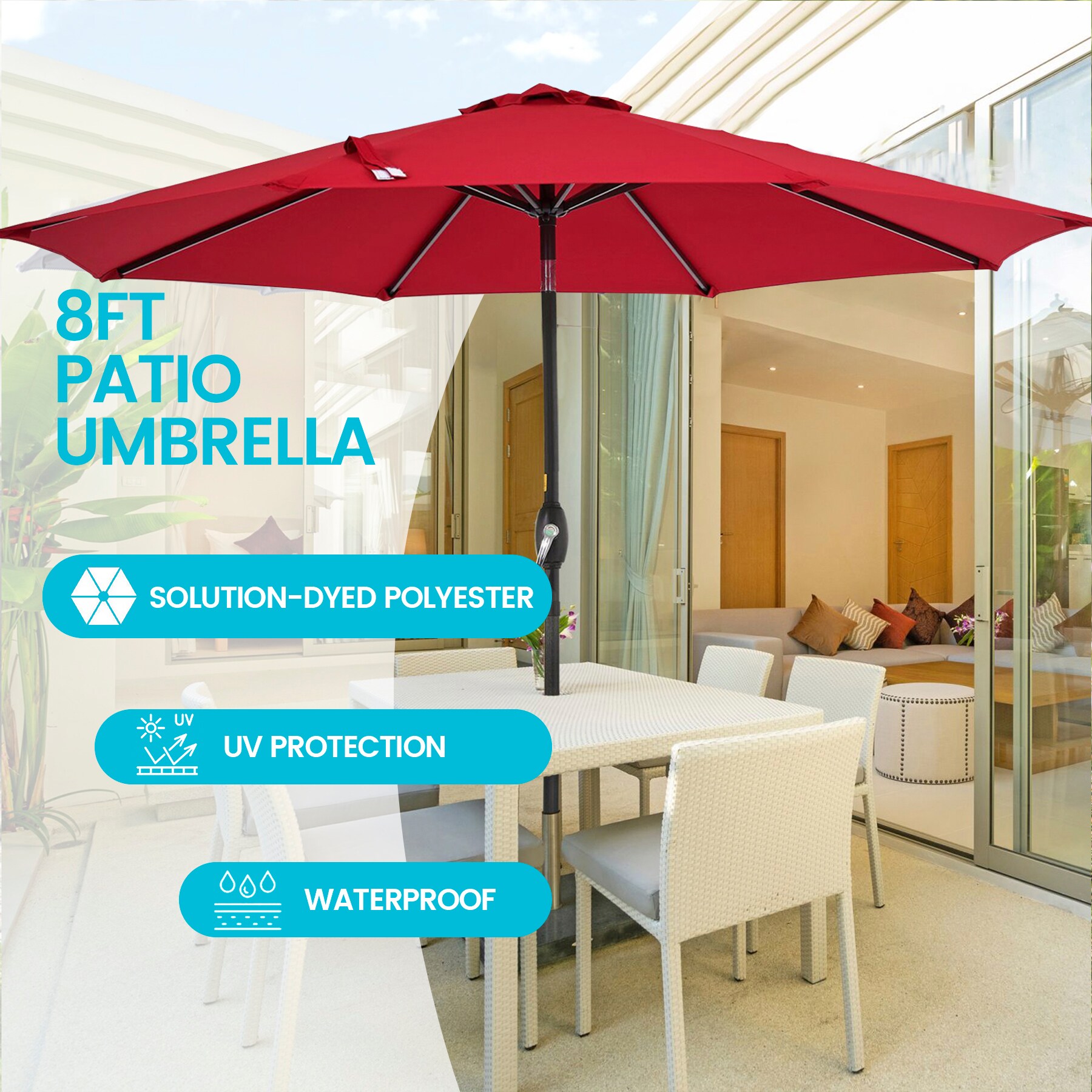BANSA ROSE LLDM0413 Umbrellas-2 - View #2