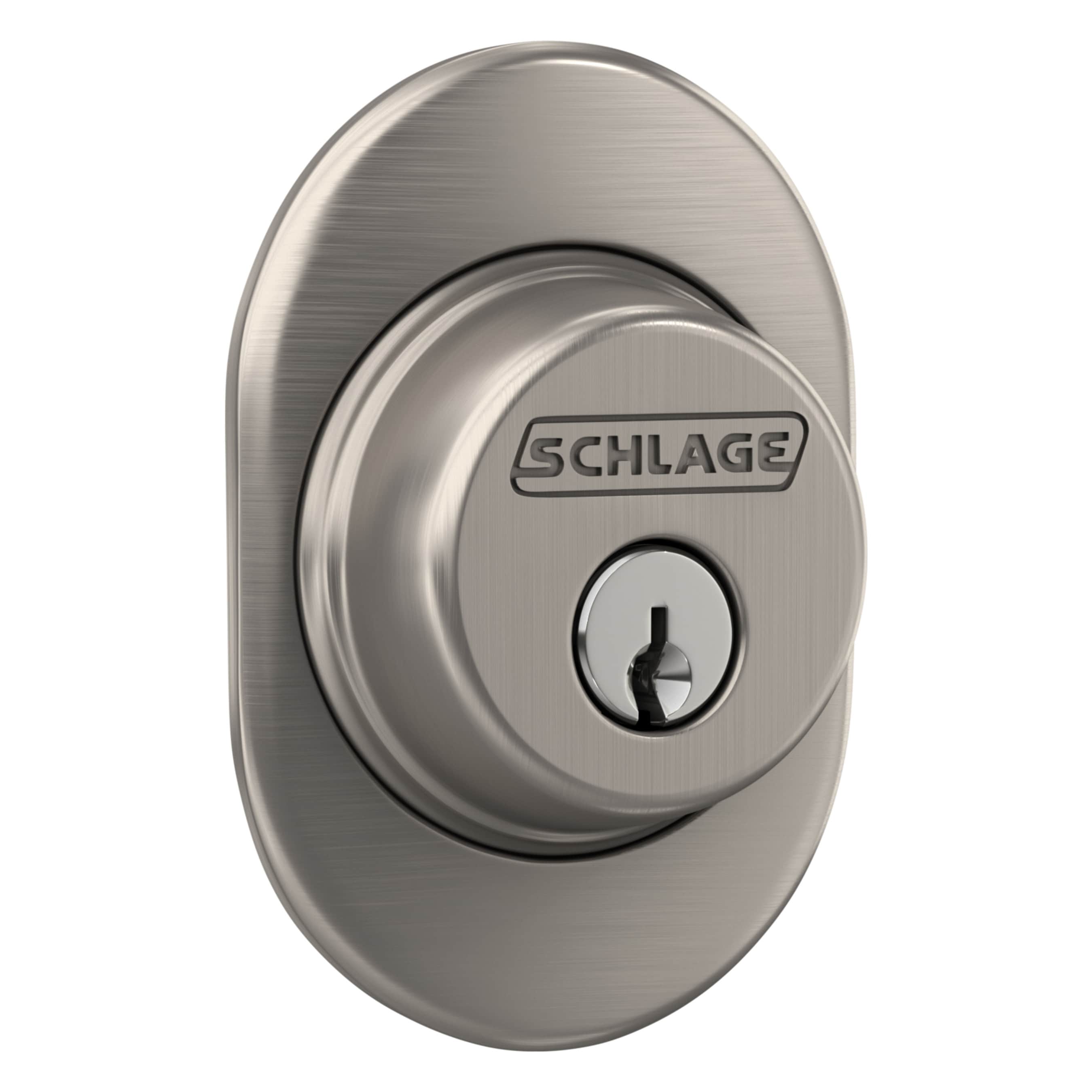 Schlage B60 RMN 619 Door-Deadbolts - View #3