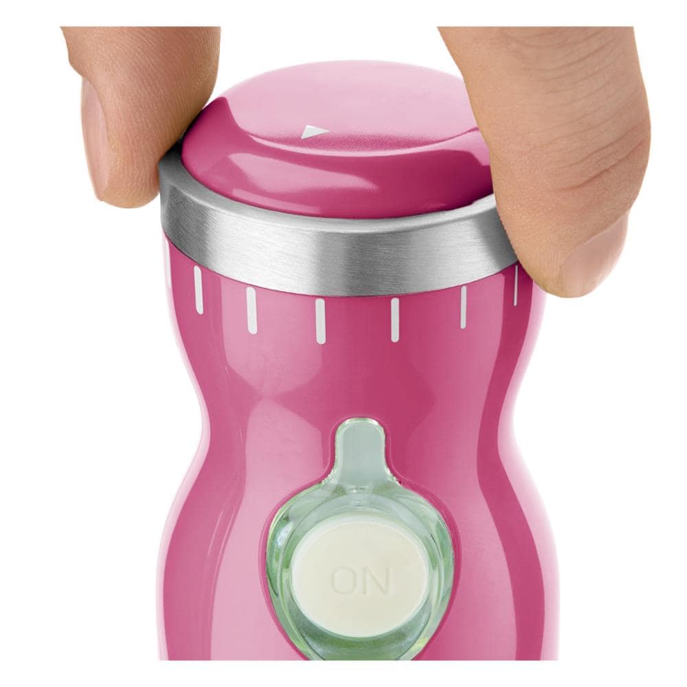 Sencor 6-Speed Pink 350-Watt Immersion Blender with Accessory Jar at