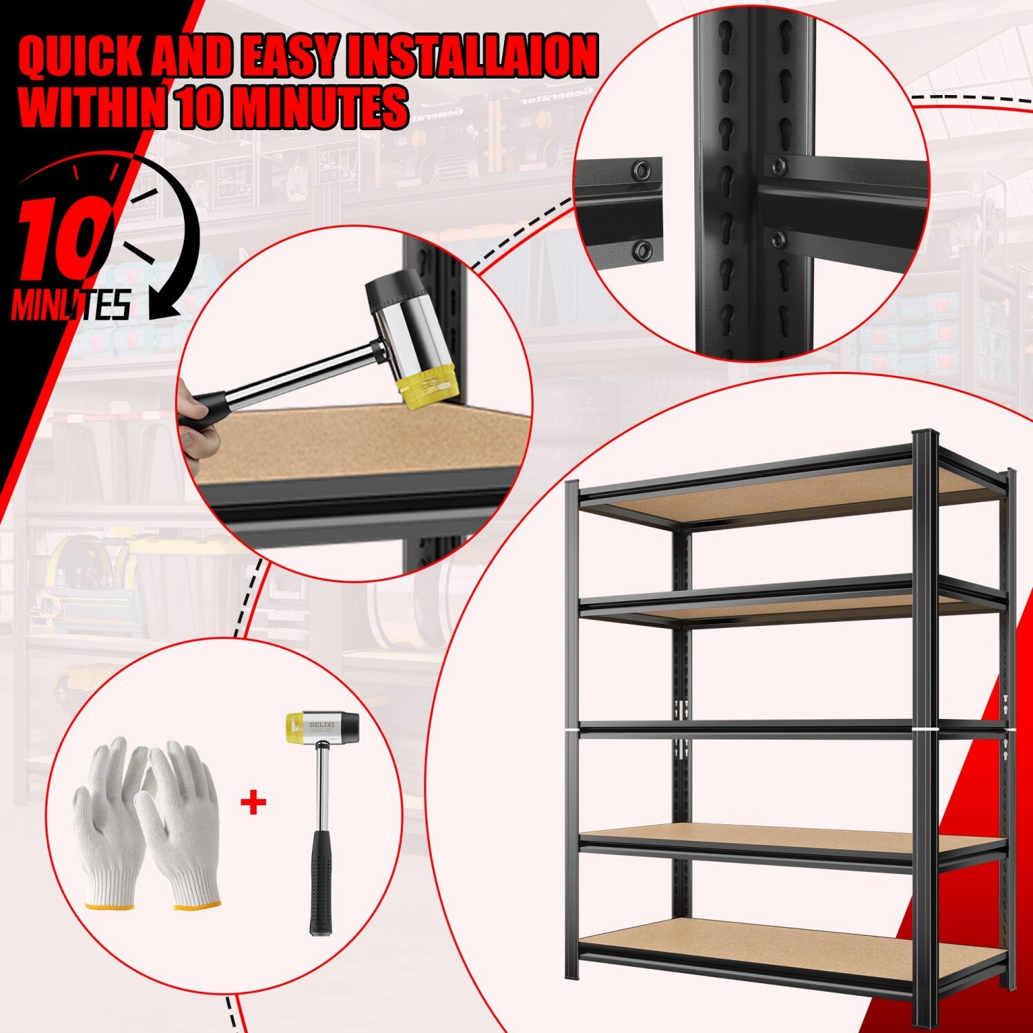 Dexmalle W1831P271222 Free-Standing-Shelving - View #5