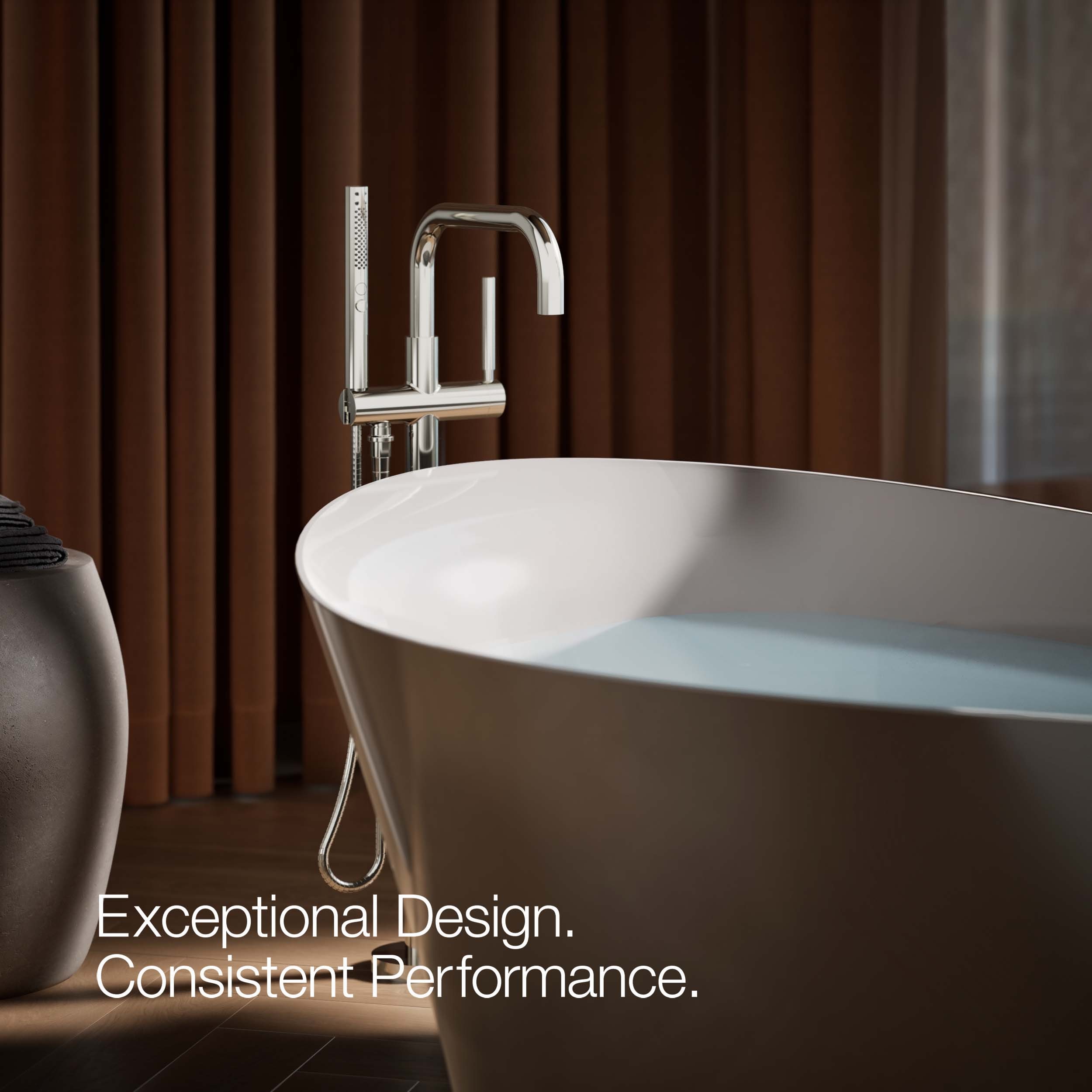 KOHLER T97328-4-SN Roman-Tub-Faucets - View #9