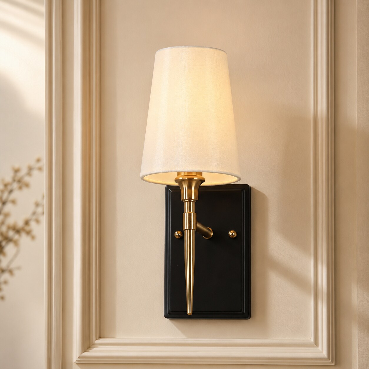 ZEVNI Alger 4.7-in W 1-Light Multiple Finishes Brass Modern