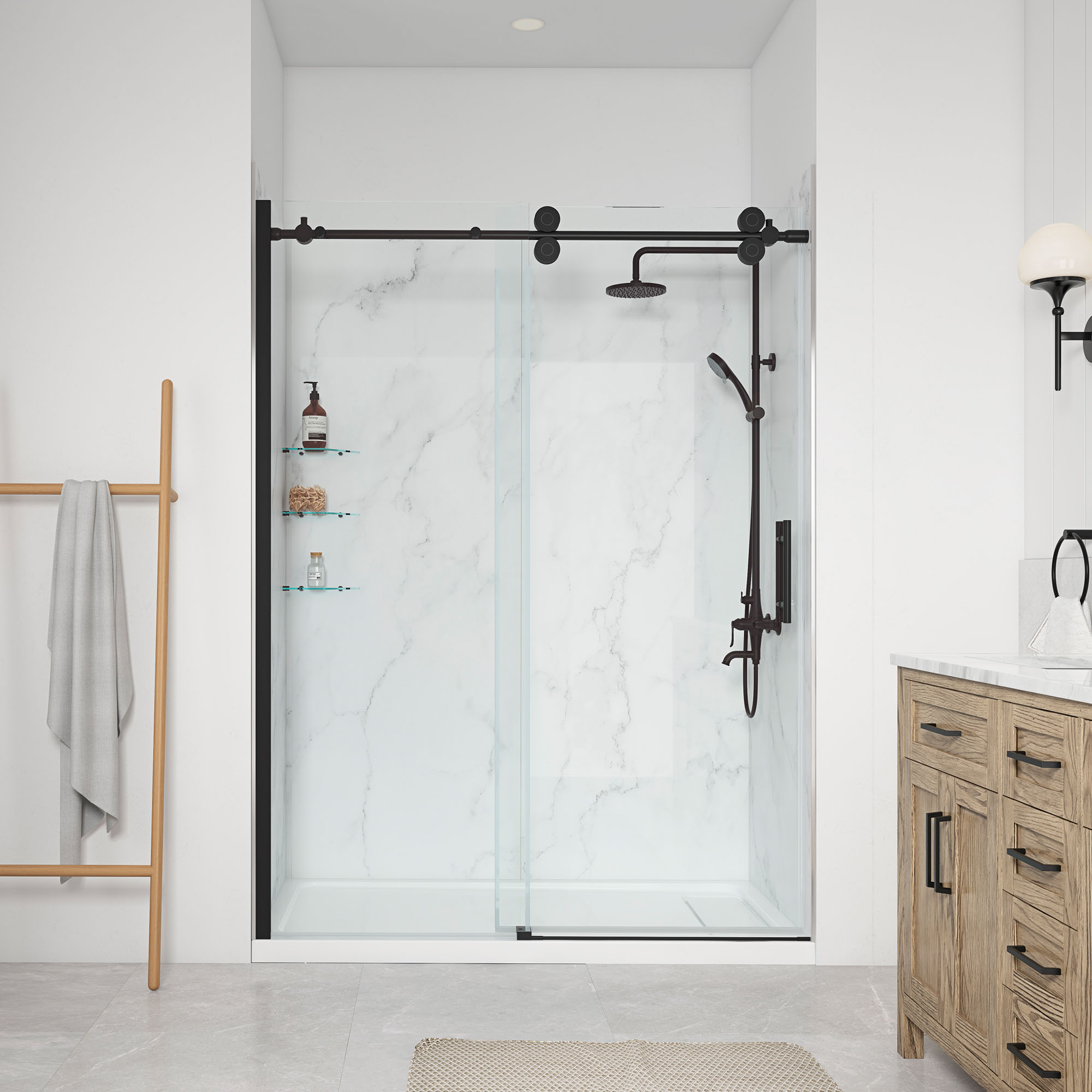 OVE Decors 15SGP-SYDN60-BLK Shower-Doors - View #12