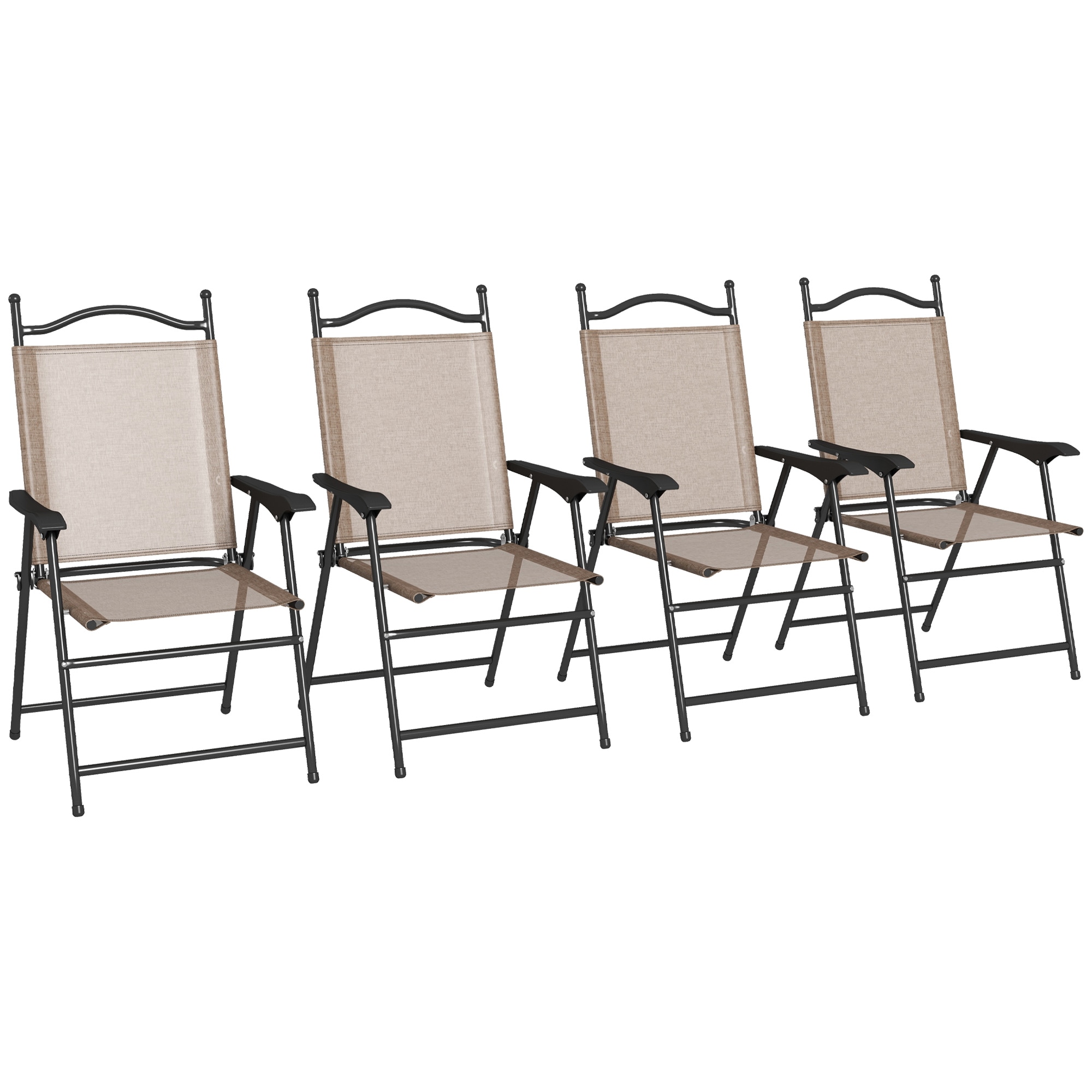 Siavonce ZX-35054 Brown Folding Camping chair Carrying Strap/Handle Included
