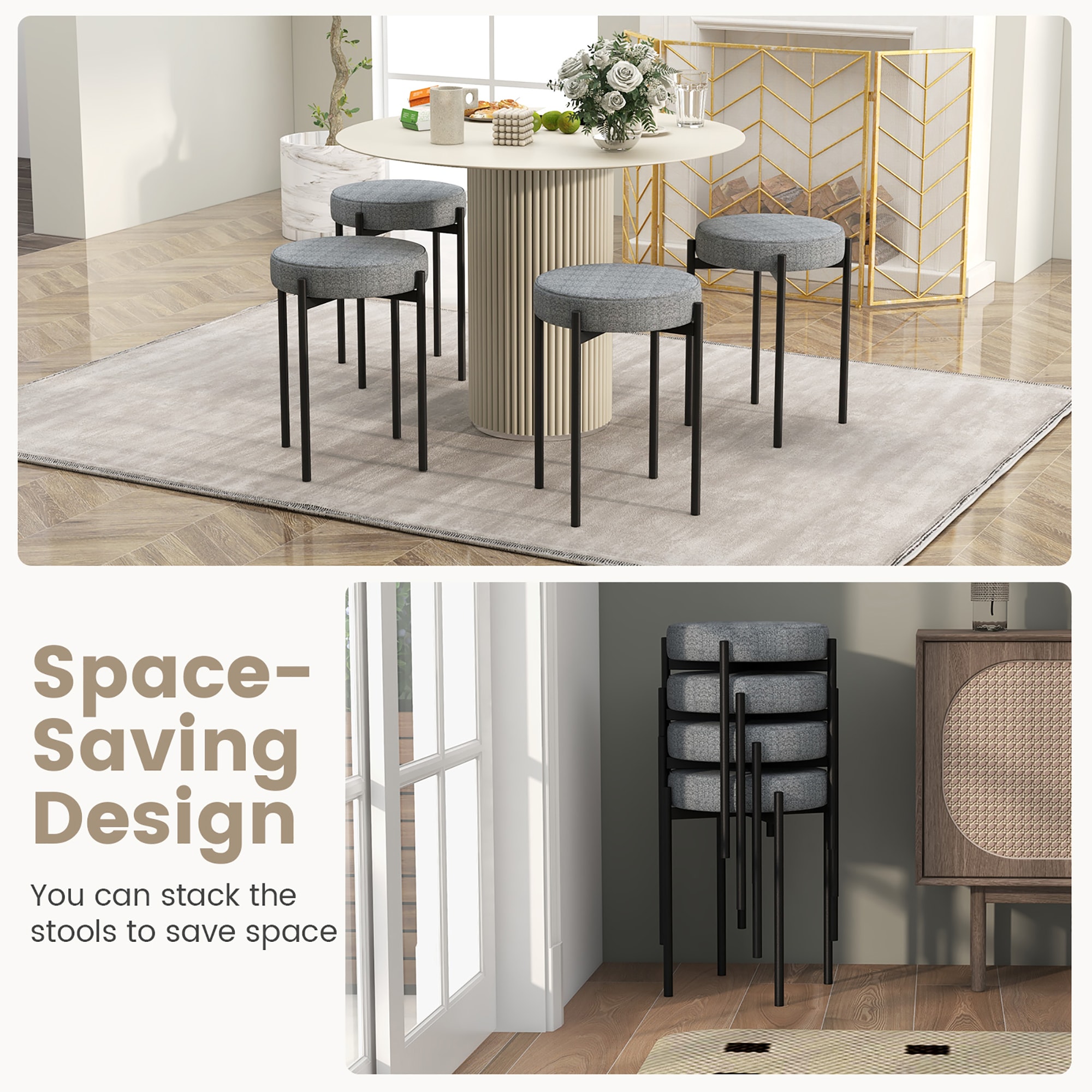 Costway HCST00920 stools - View #4