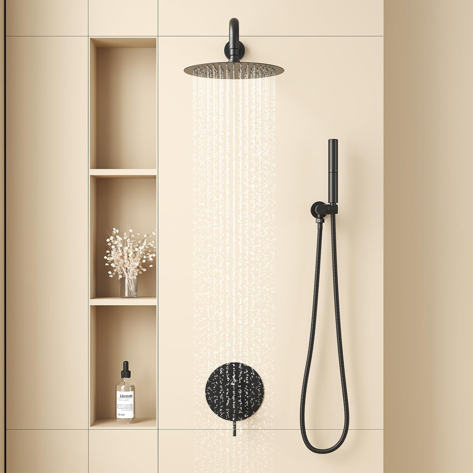 BYH B-SF002-MB Tub-Shower-Faucets - View #2