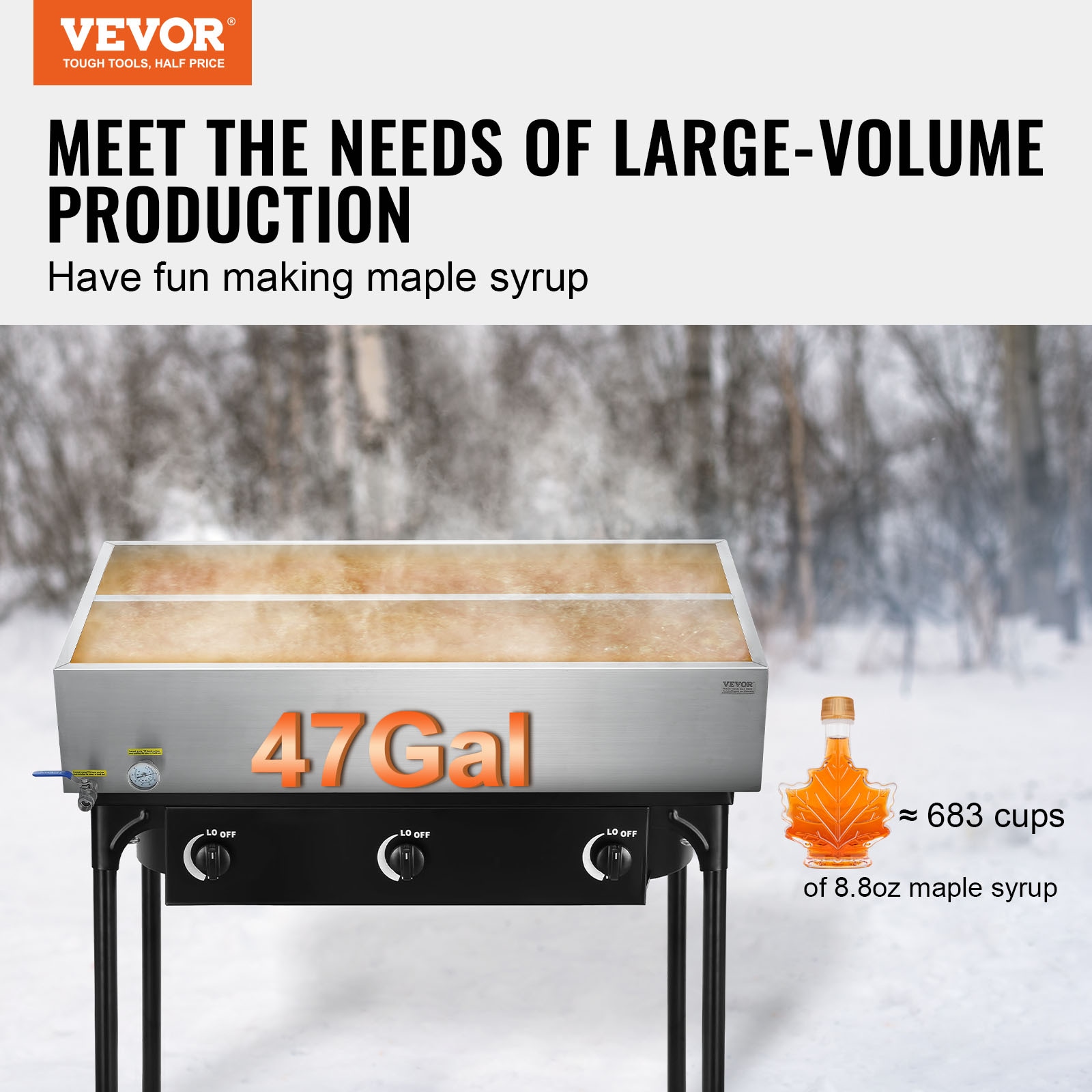 VEVOR ZFQ2X4GB000000001V0 Cooking-Pans-Skillets - View #3