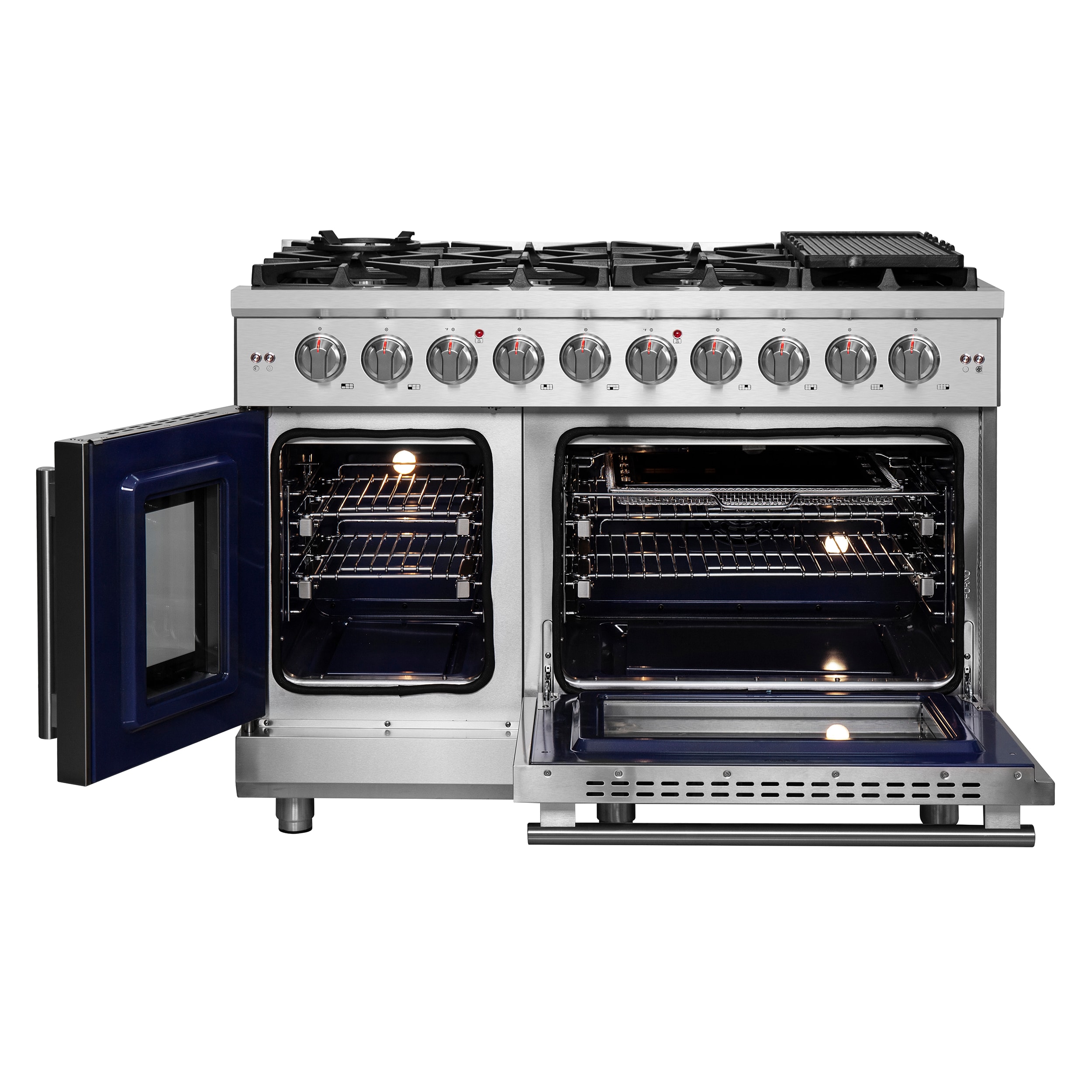 FORNO FFSGS6439-48 Double-Oven-Gas-Ranges - View #5