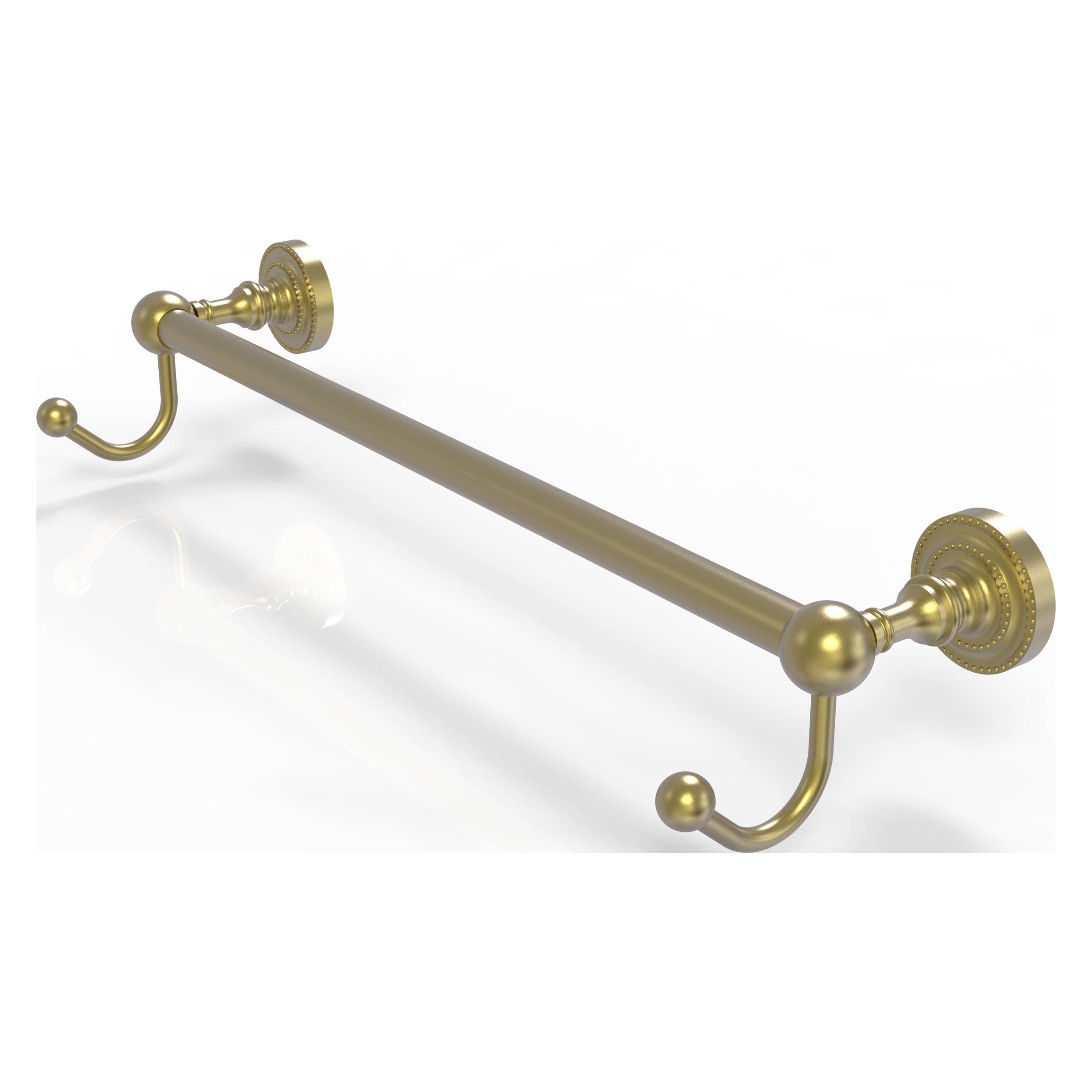 Allied Brass DT-41-30-HK-SBR Dottingham 30-in Satin Brass Wall mount Single Towel Bar