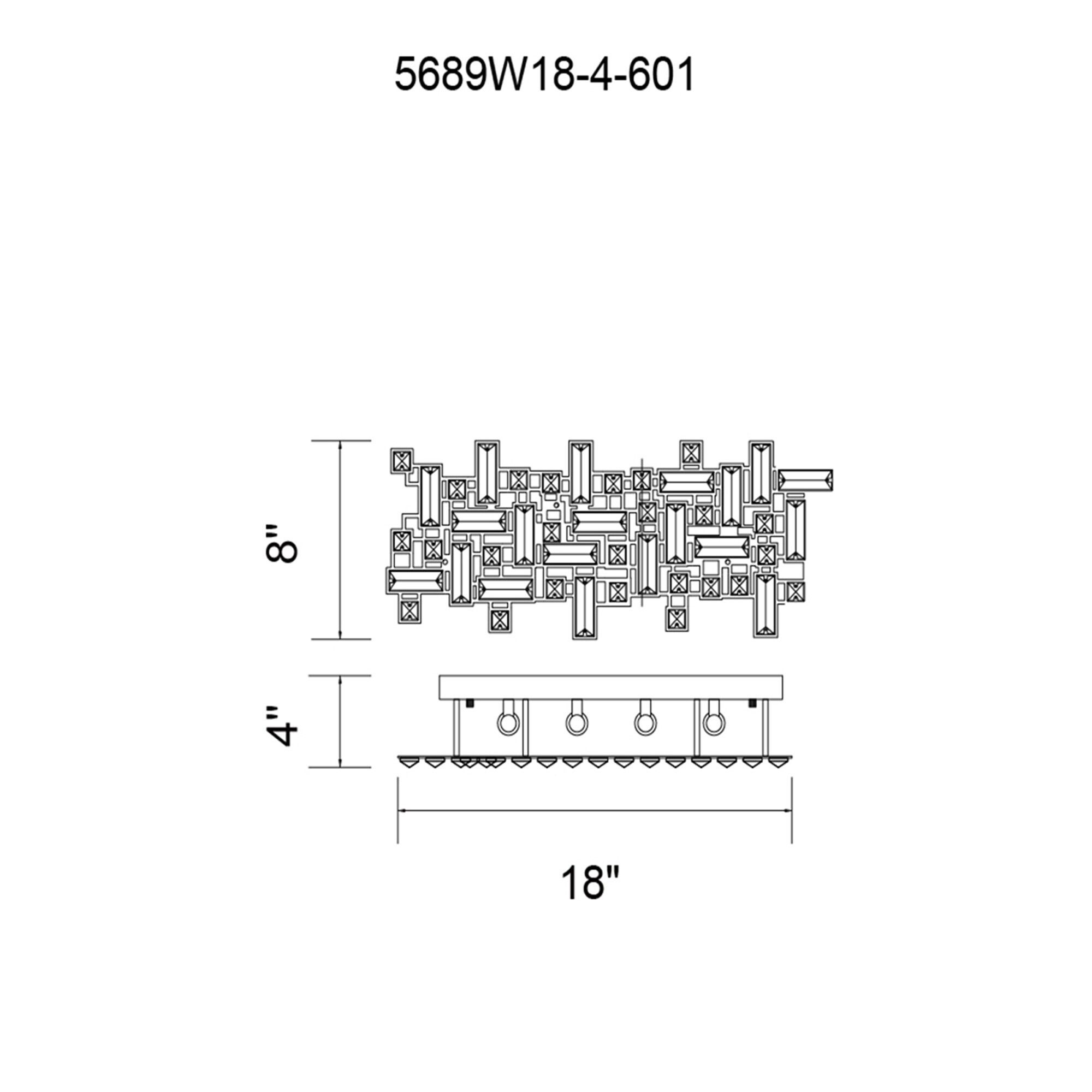 CWI Lighting 5689W18-4-601 b089995 - View #9